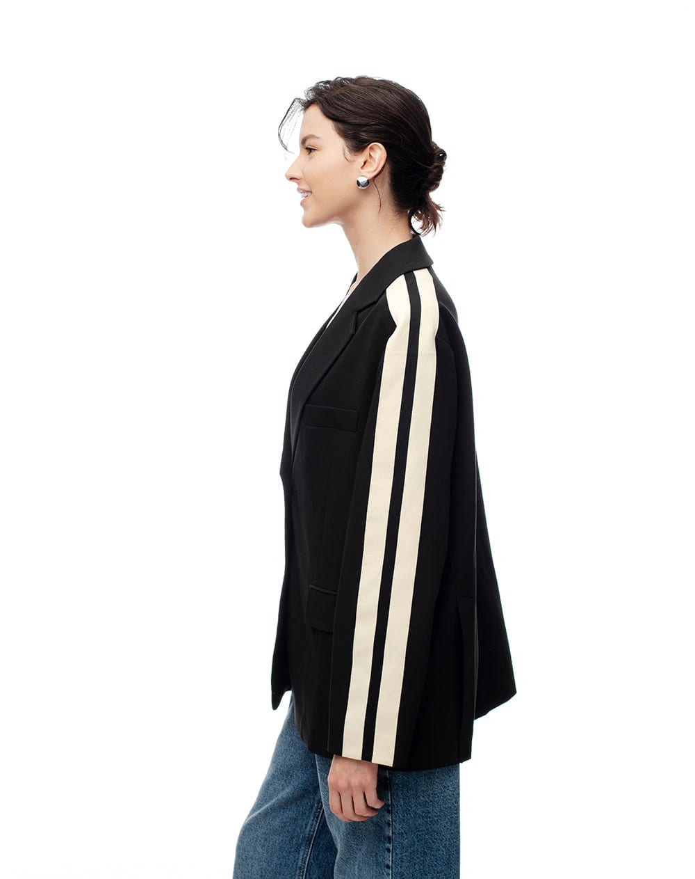 Blazer oversize negro mujer - imagen 5
