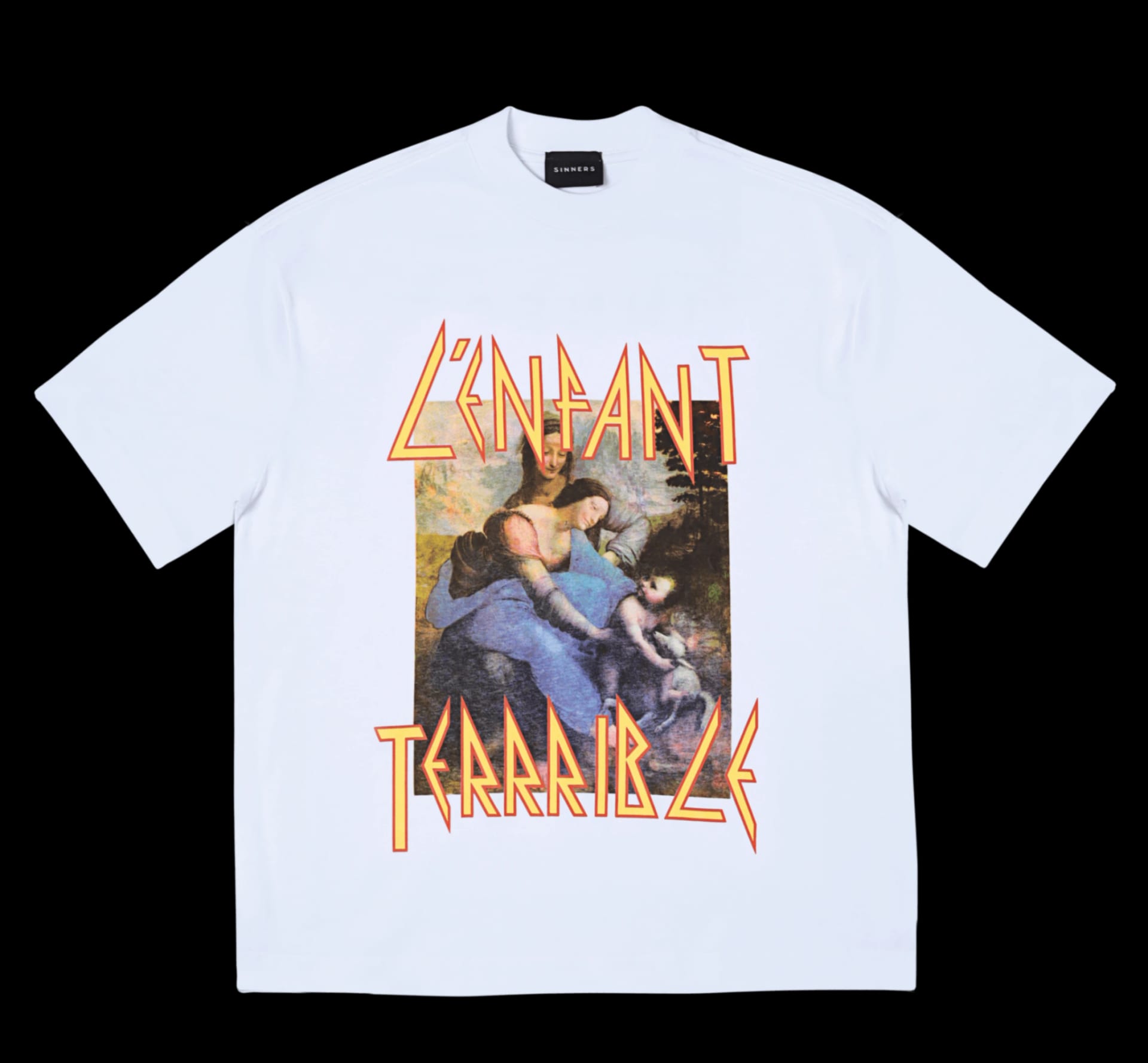 L'ENFANT TERRIBLE WHITE T-SHIRT - imagen 1
