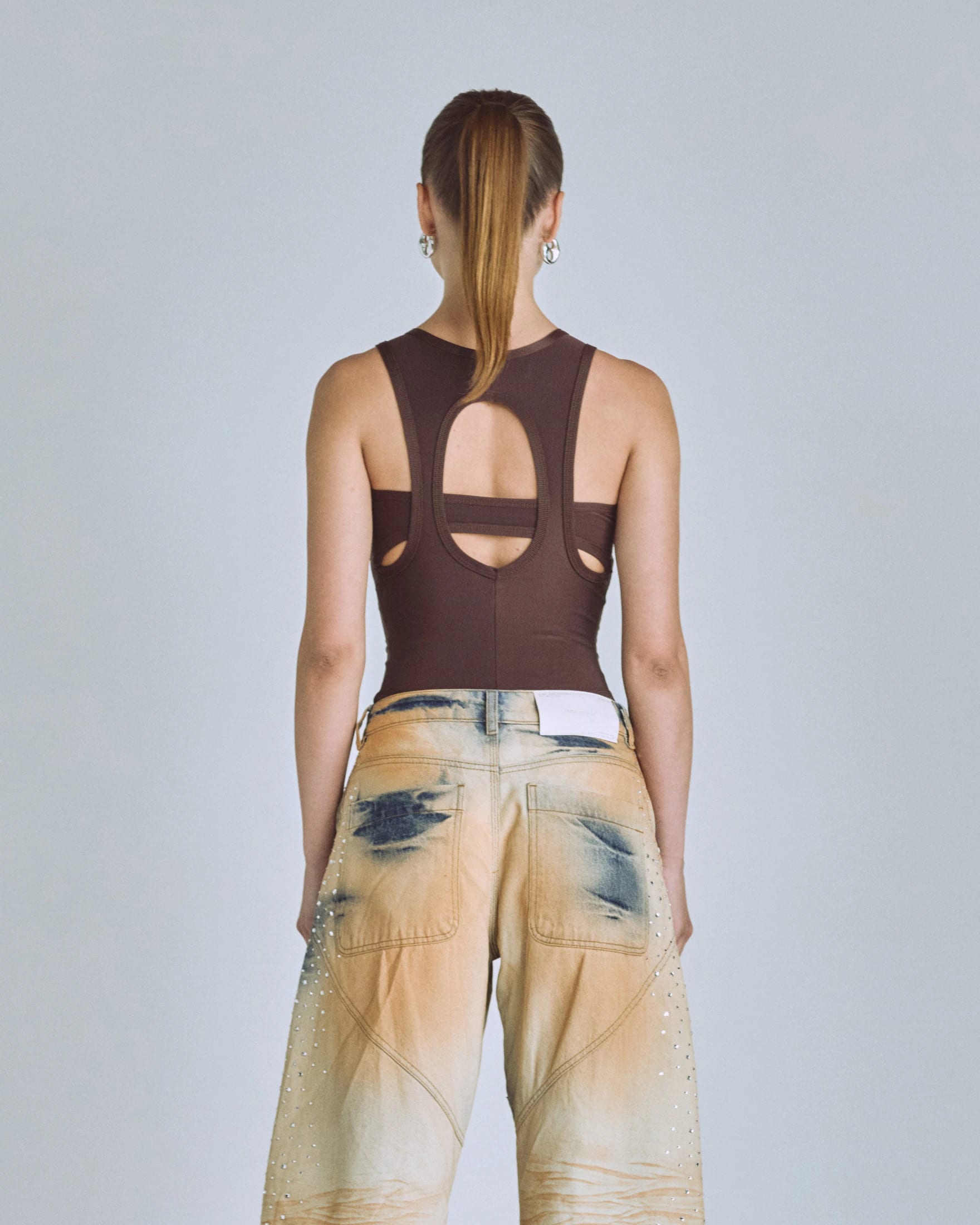 Basics Oval Bodysuit Afogato - imagen 7