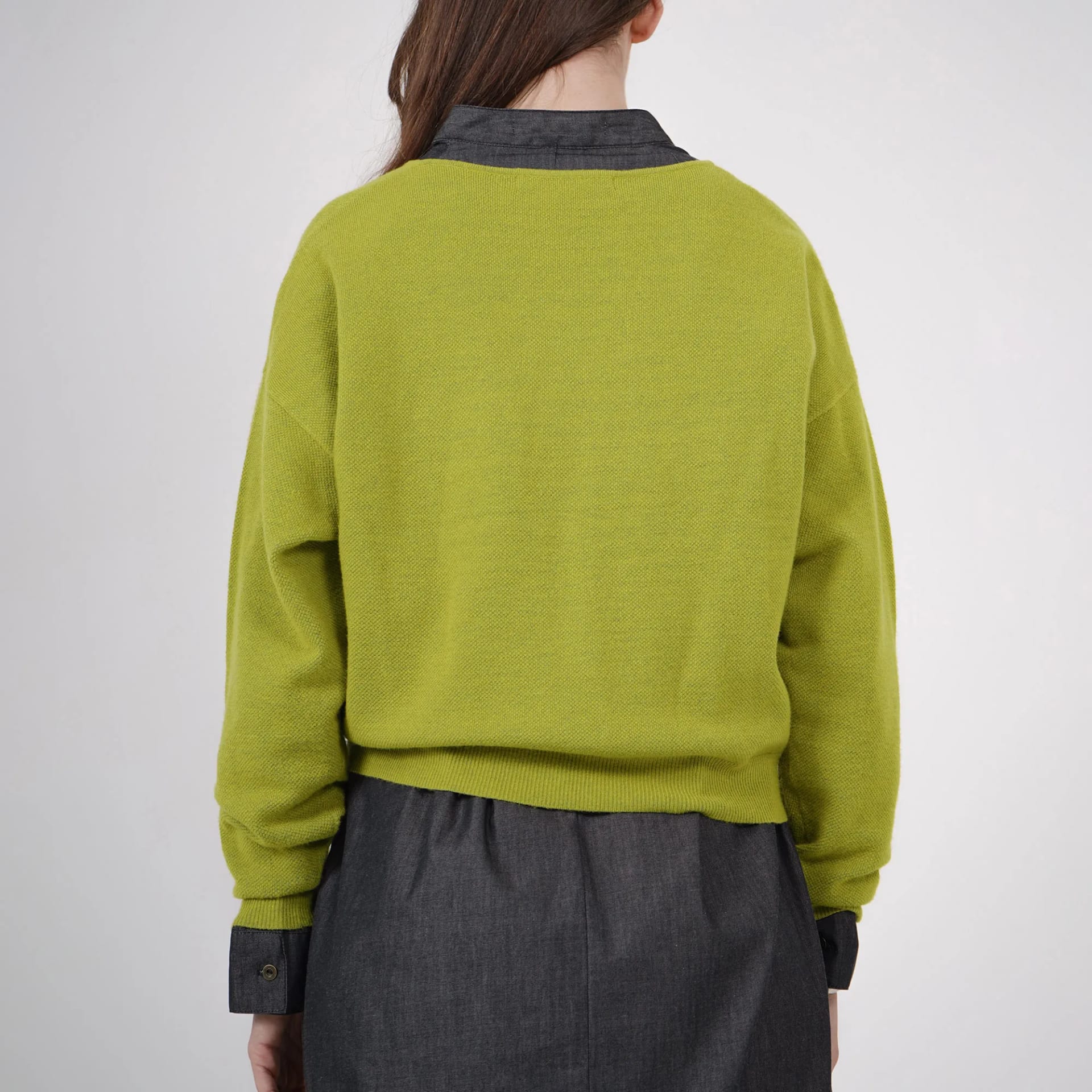 Sweater Cuello V Manga 3/ Cuartos - imagen 6
