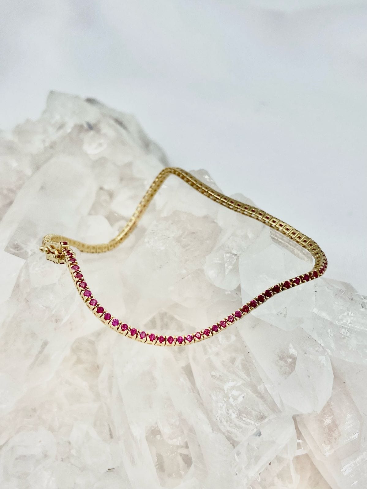 Pulsera Rubí en Oro Amarillo de 18K - imagen 1