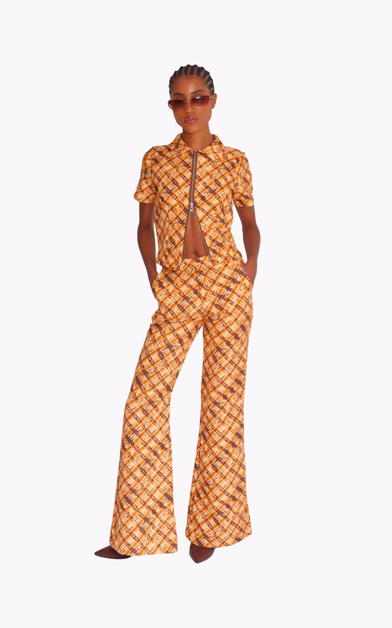 ORANGE GRID PANTS - imagen 4