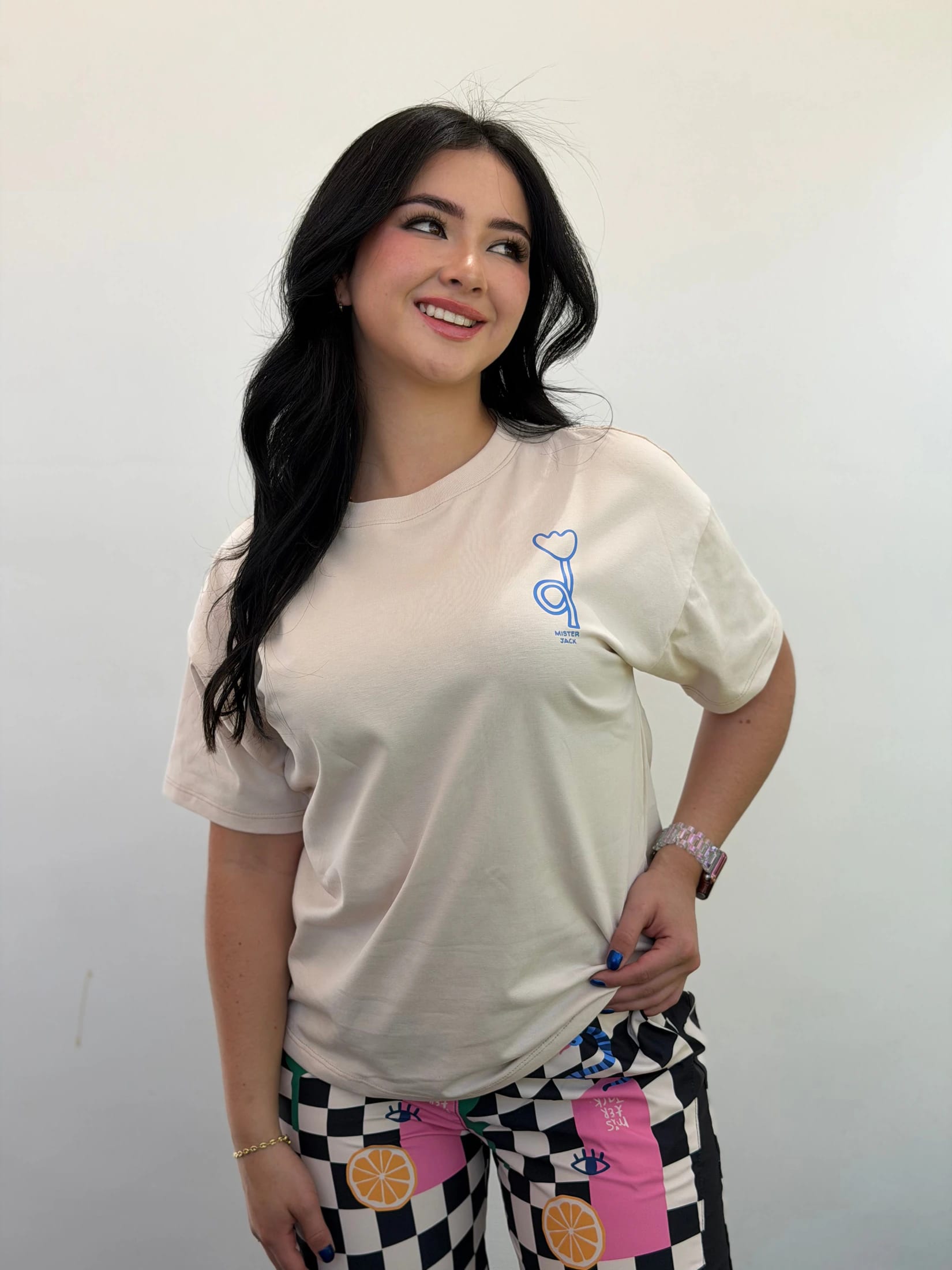 Camiseta Beige Instante - imagen 2