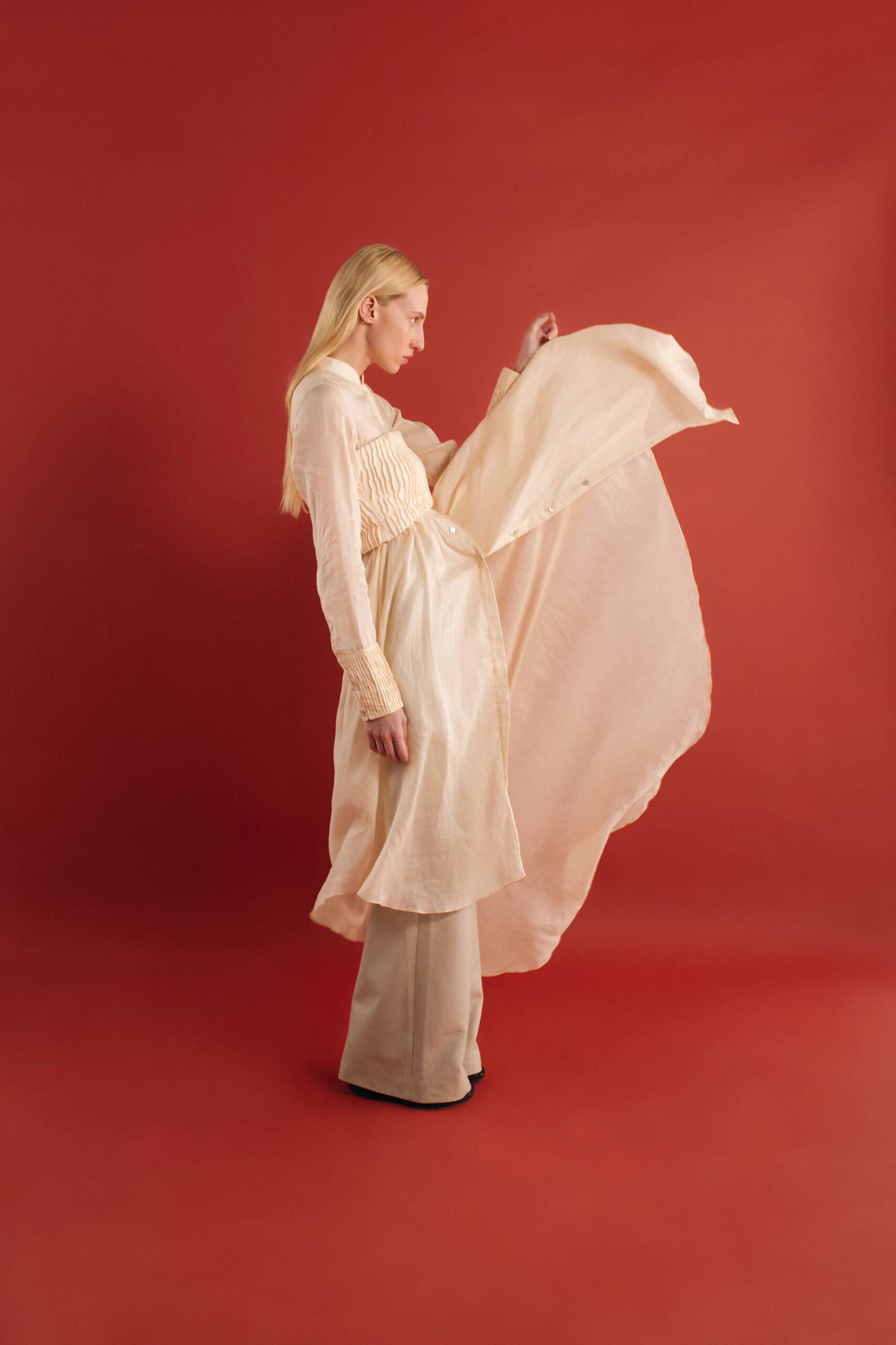 FURROWS SHIRT DRESS TOP - imagen 18