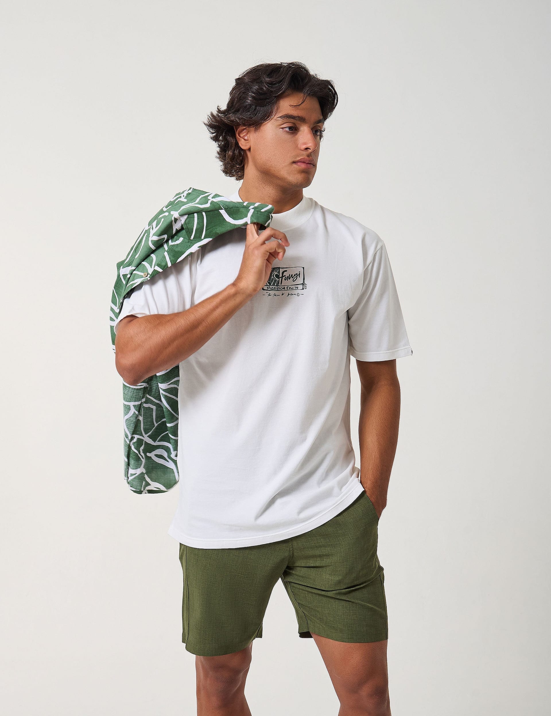 Camiseta Oversize Micelio crudo Unisex - imagen 6