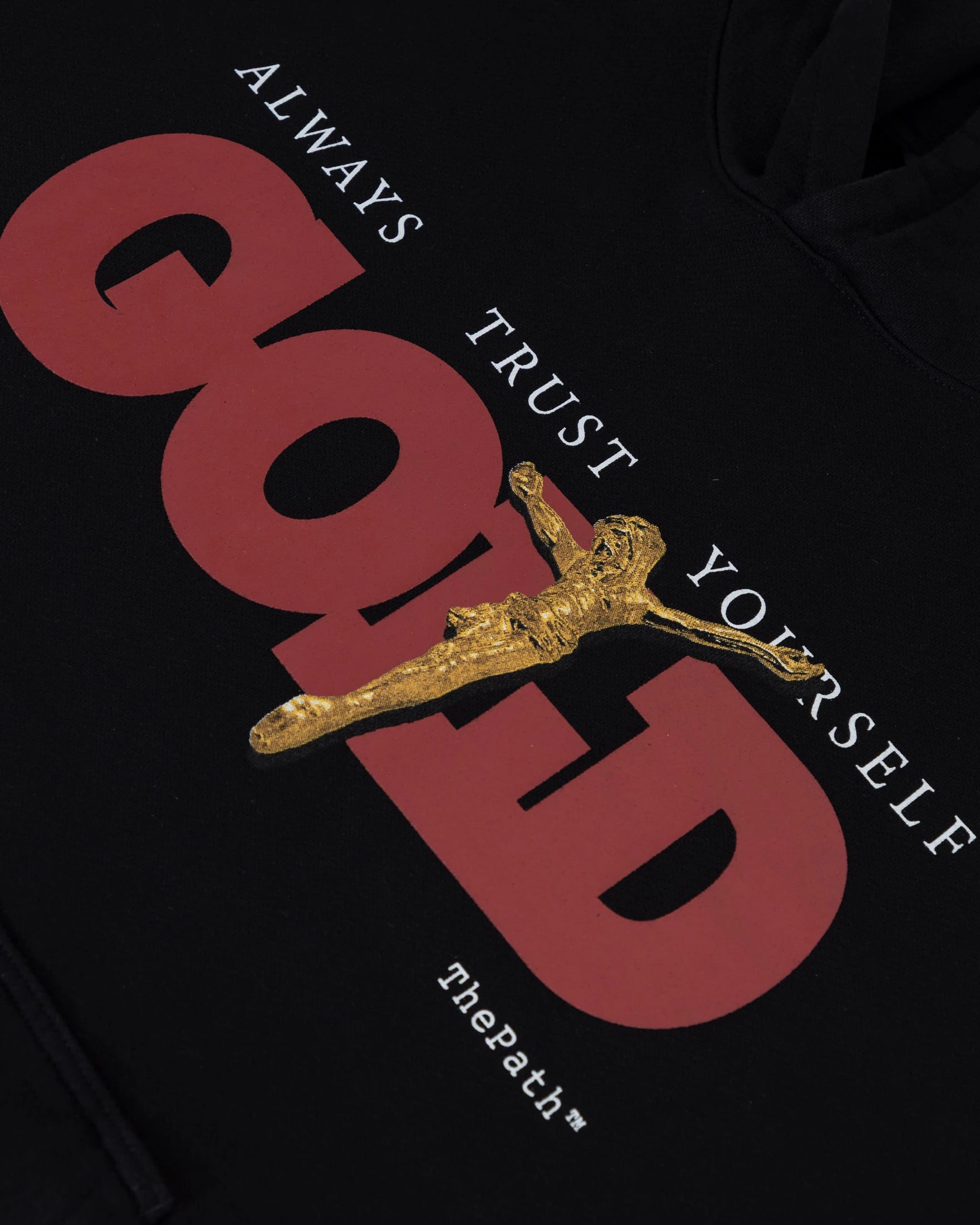 The Path Golden Christ Hoodie Black - imagen 4