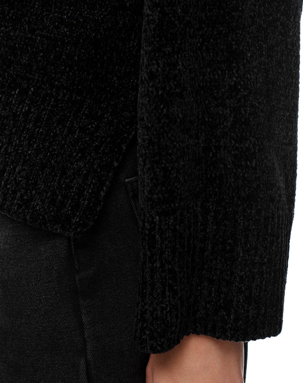 Suéter oversize negro mujer - imagen 4