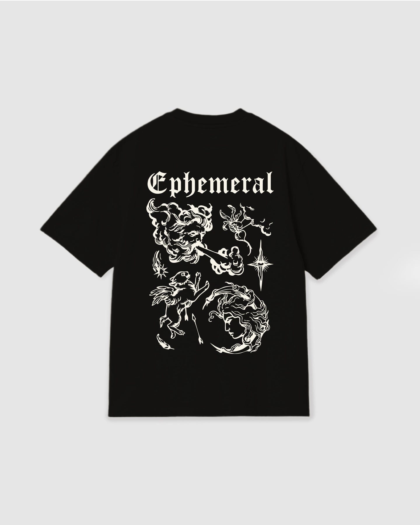 Oversized T Shirt Ephemeral Black - imagen 1
