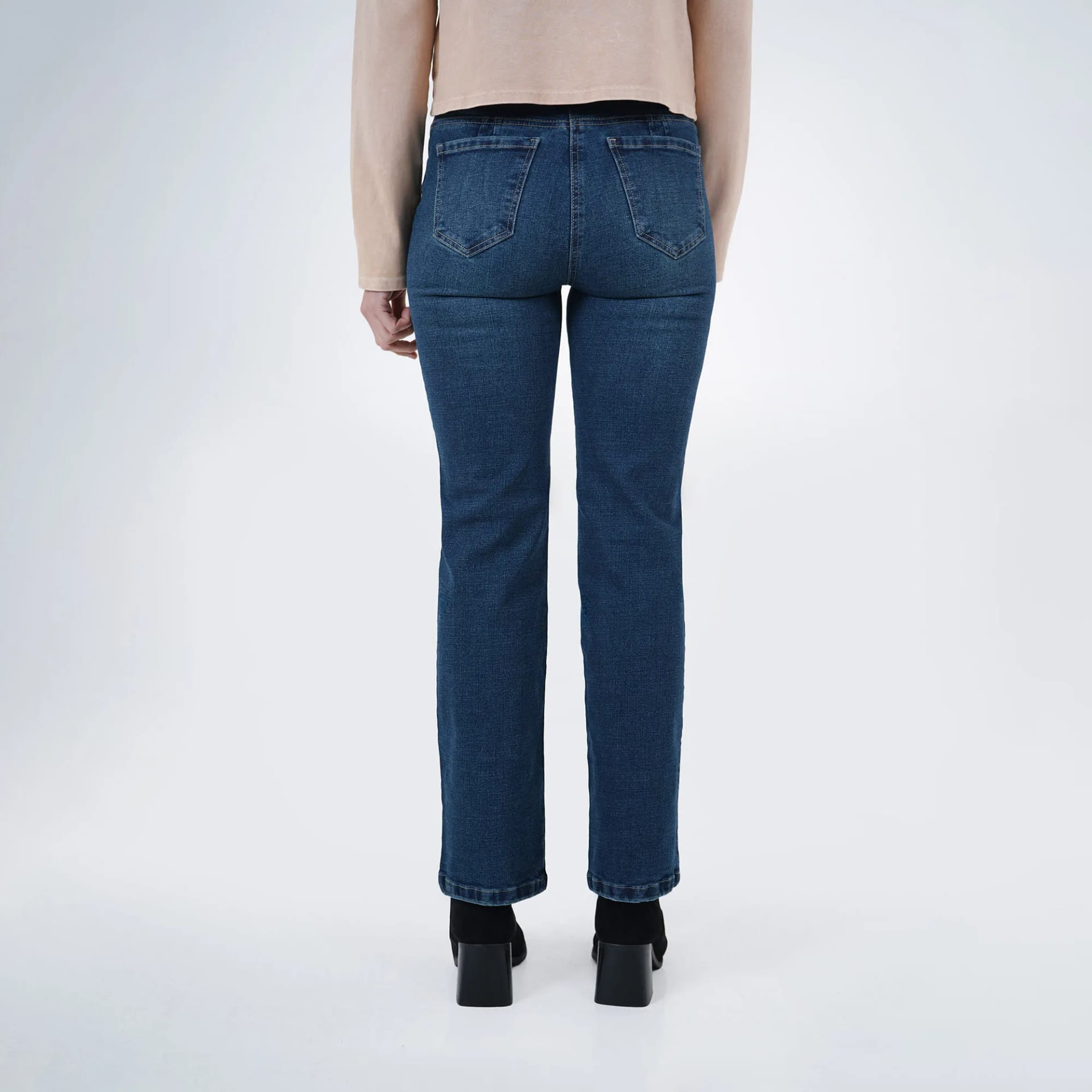 Jean Illusion Tiro Alto Bota Recta - imagen 9