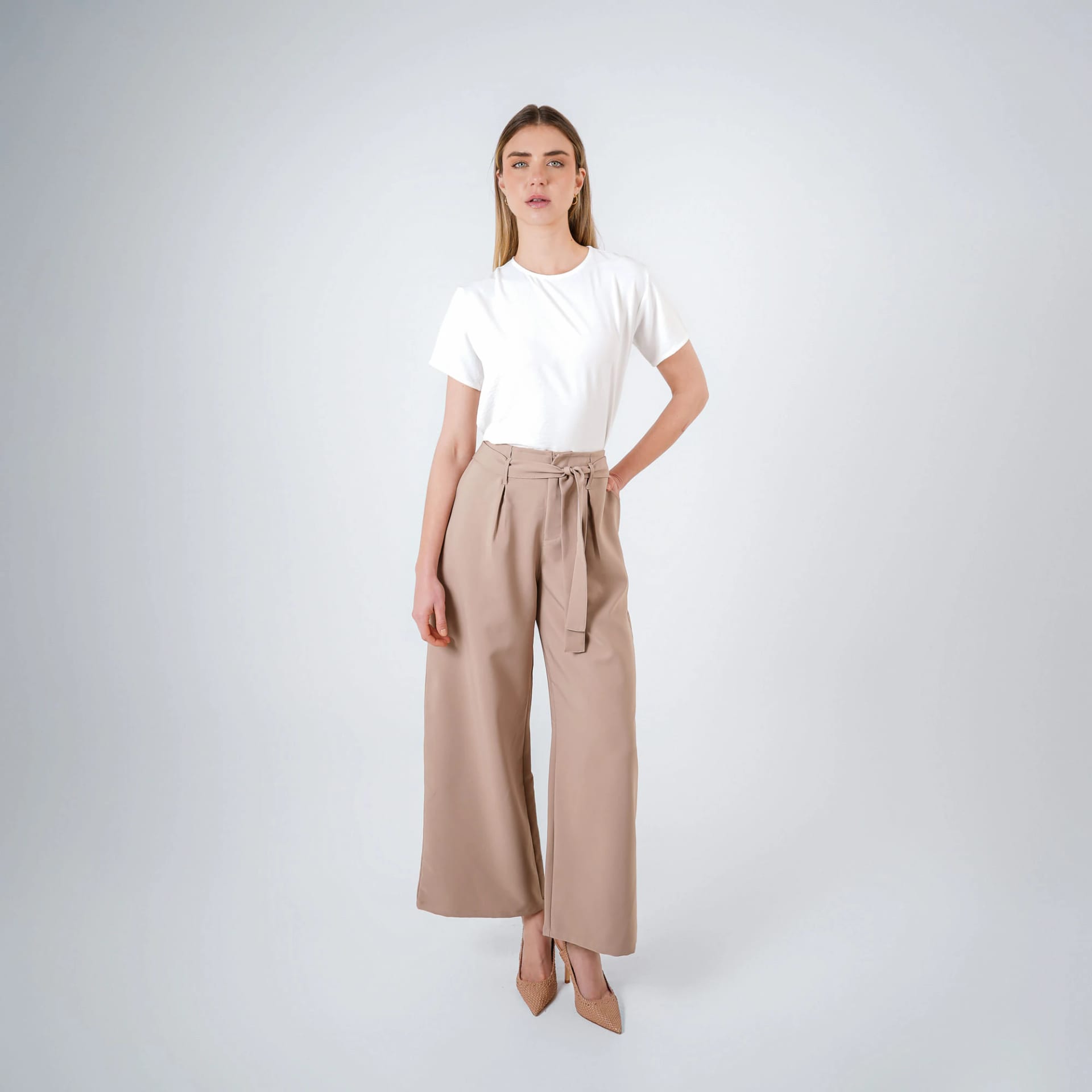Pantalon Tiro Alto Bota Recta - imagen 1