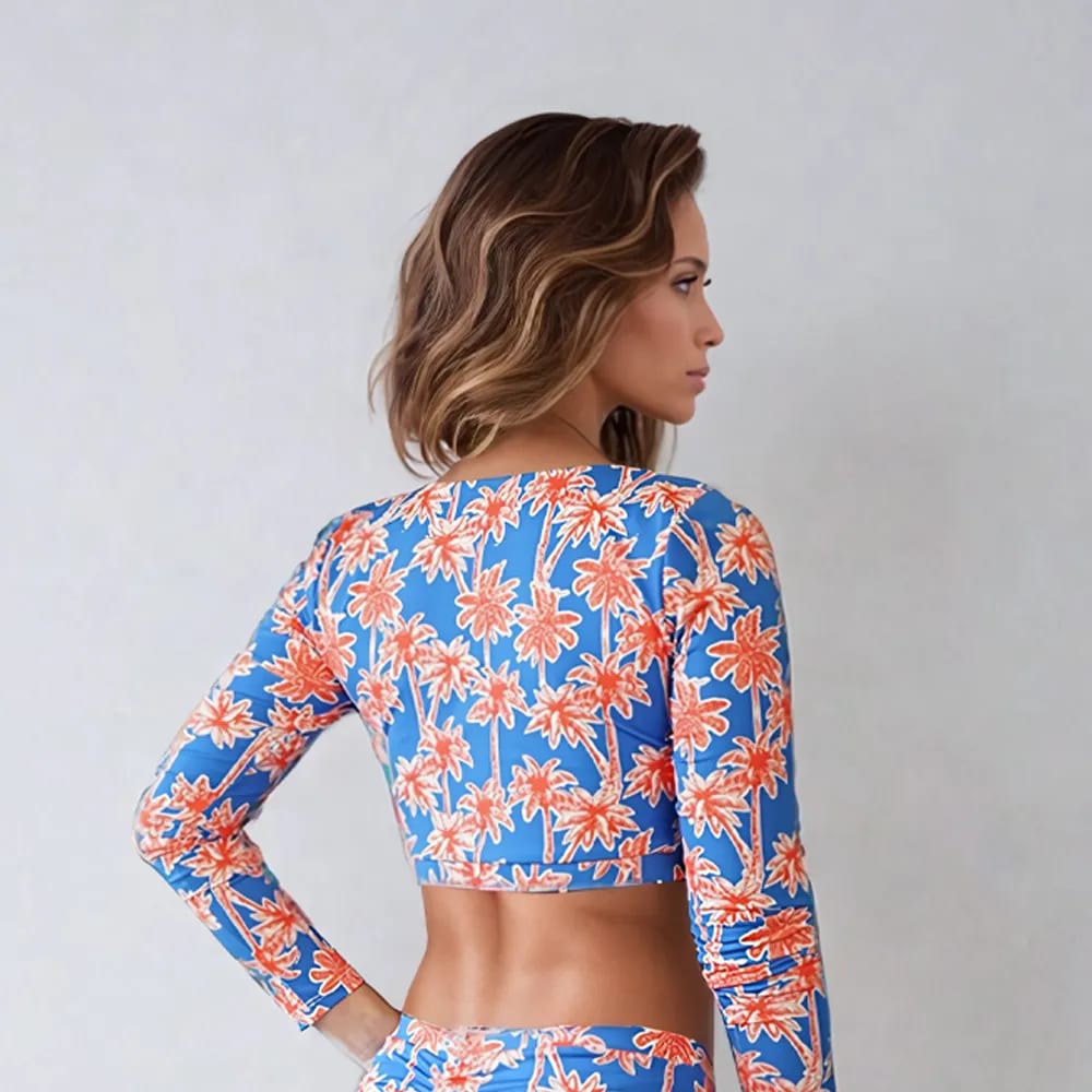 Top Vestido de Baño Manga Larga Mireia - imagen 4