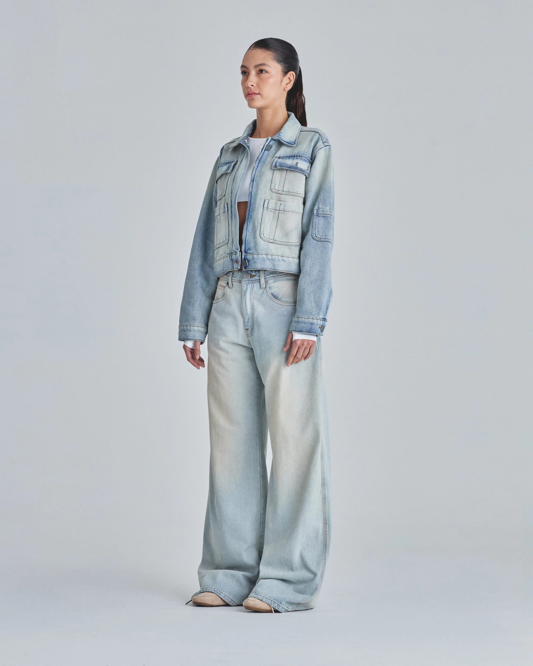 W Line Basic Multipocket Jacket Dirty Ice - imagen 5