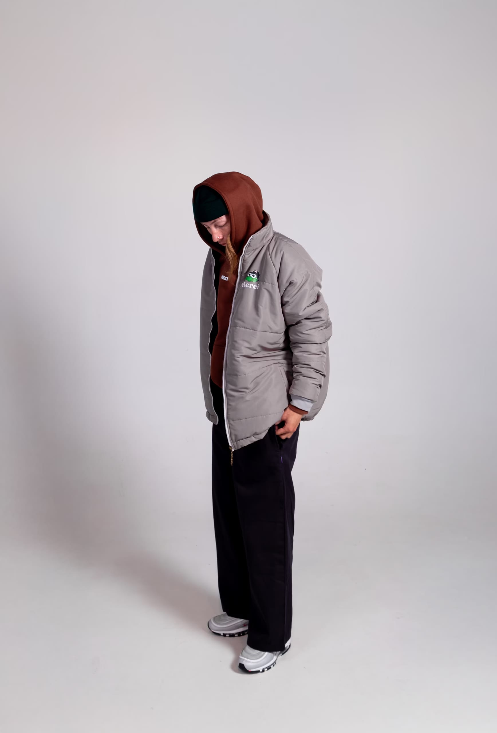 Chaqueta Gris Puffer - imagen 4