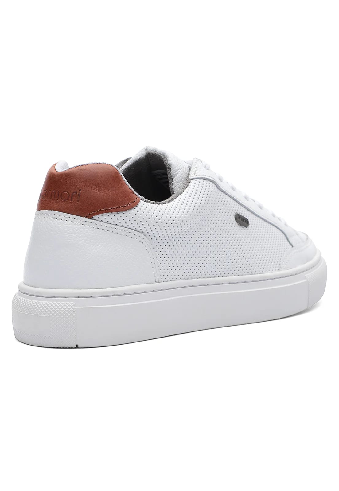 Tenis de cuero para hombre color blanco| Armori x Los Caballeros - imagen 8