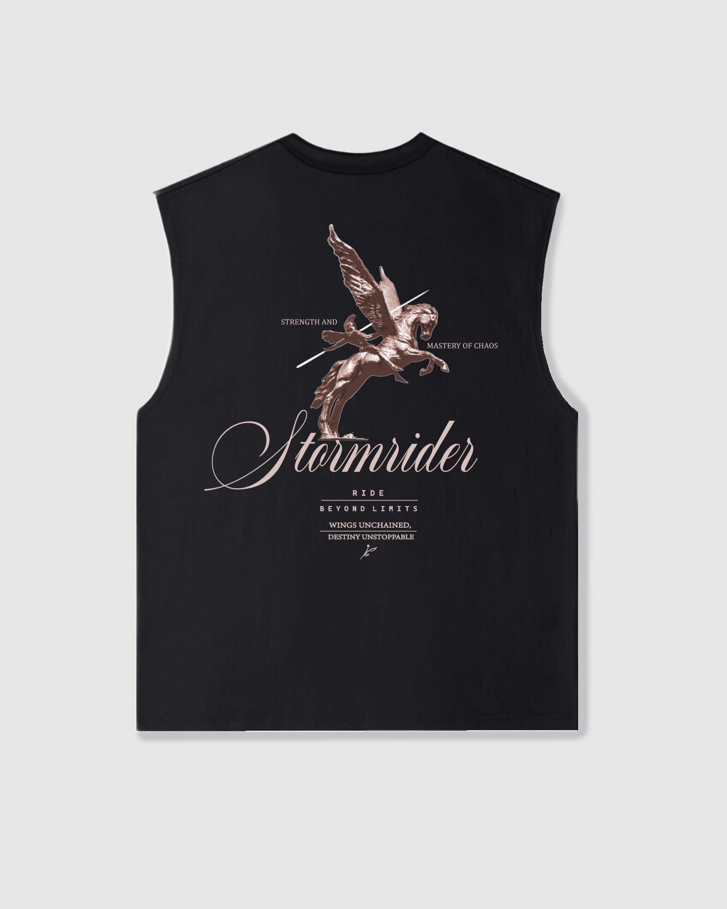 Oversized Sleeveless Stormrider Black - imagen 1
