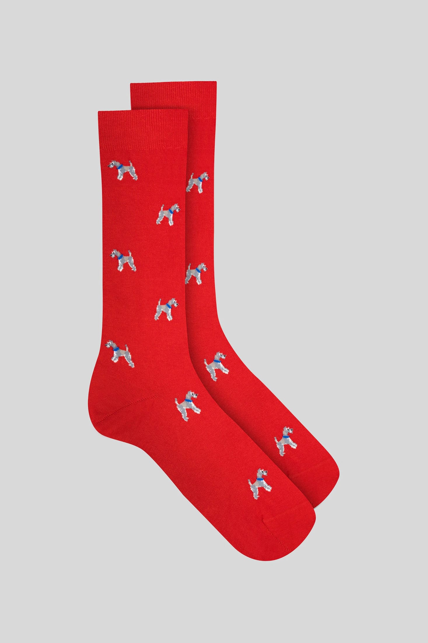Men's dogs red sock - imagen 2
