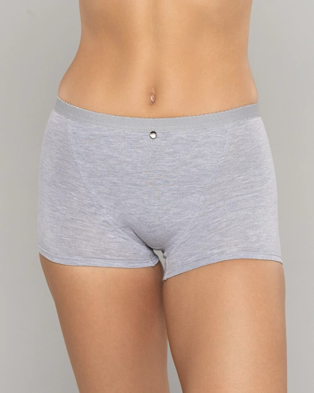 Boxer Femenino Tiro Alto Control Suave en Algodón con Efecto Levanta Cola Ref. 8058 - imagen 5