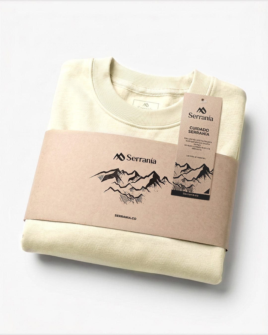 Buzo Unisex Marfil Colibrí Escudo - imagen 5