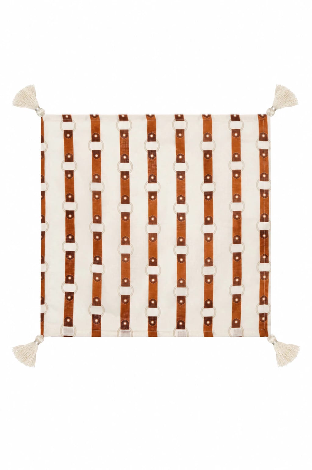 Horse Reins Linen Napkins with Tassels / Set of 4 - imagen 2