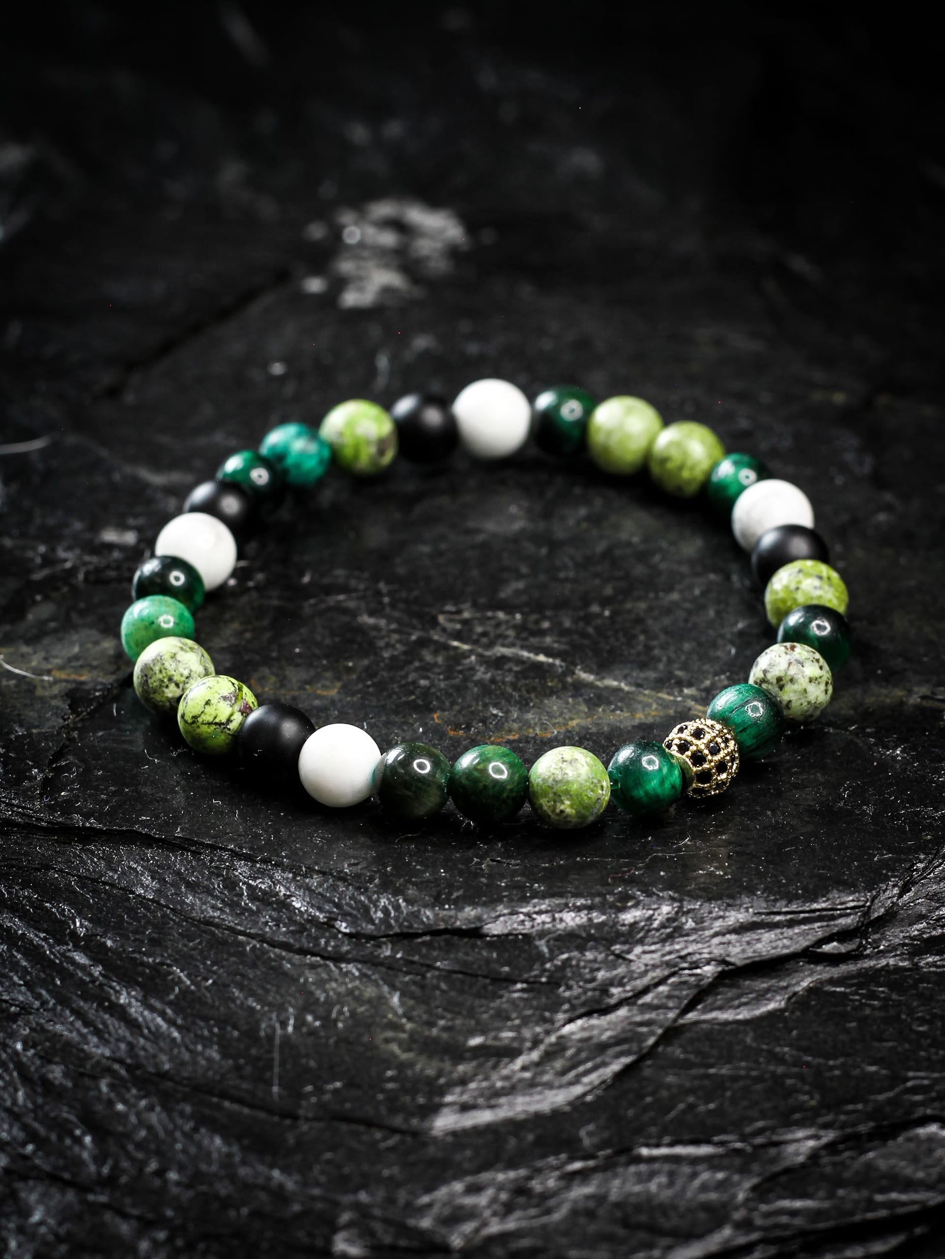Brazalete Tigre Blanco 6mm - imagen 1