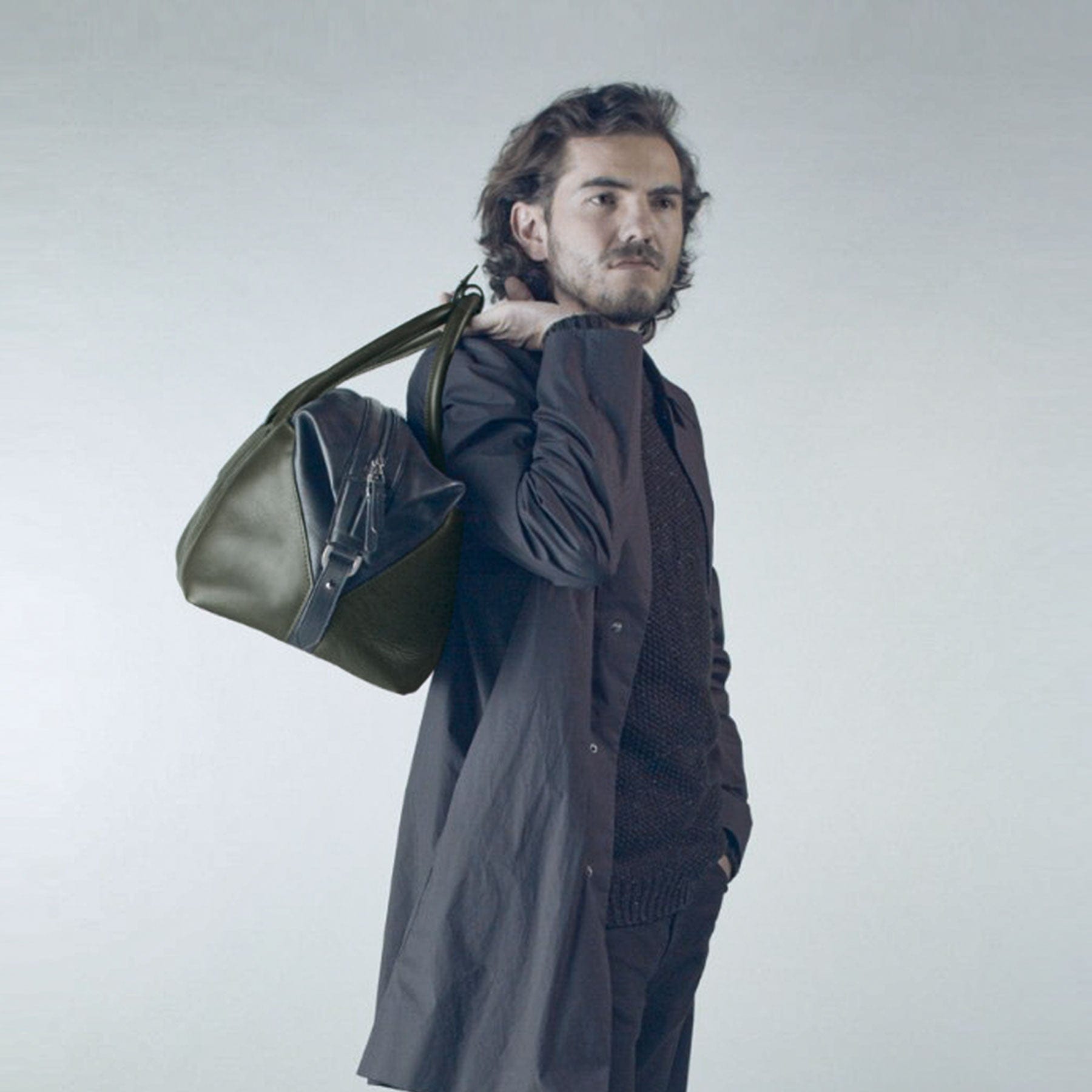 Heritage Holdall Pull Up Cognac - imagen 2