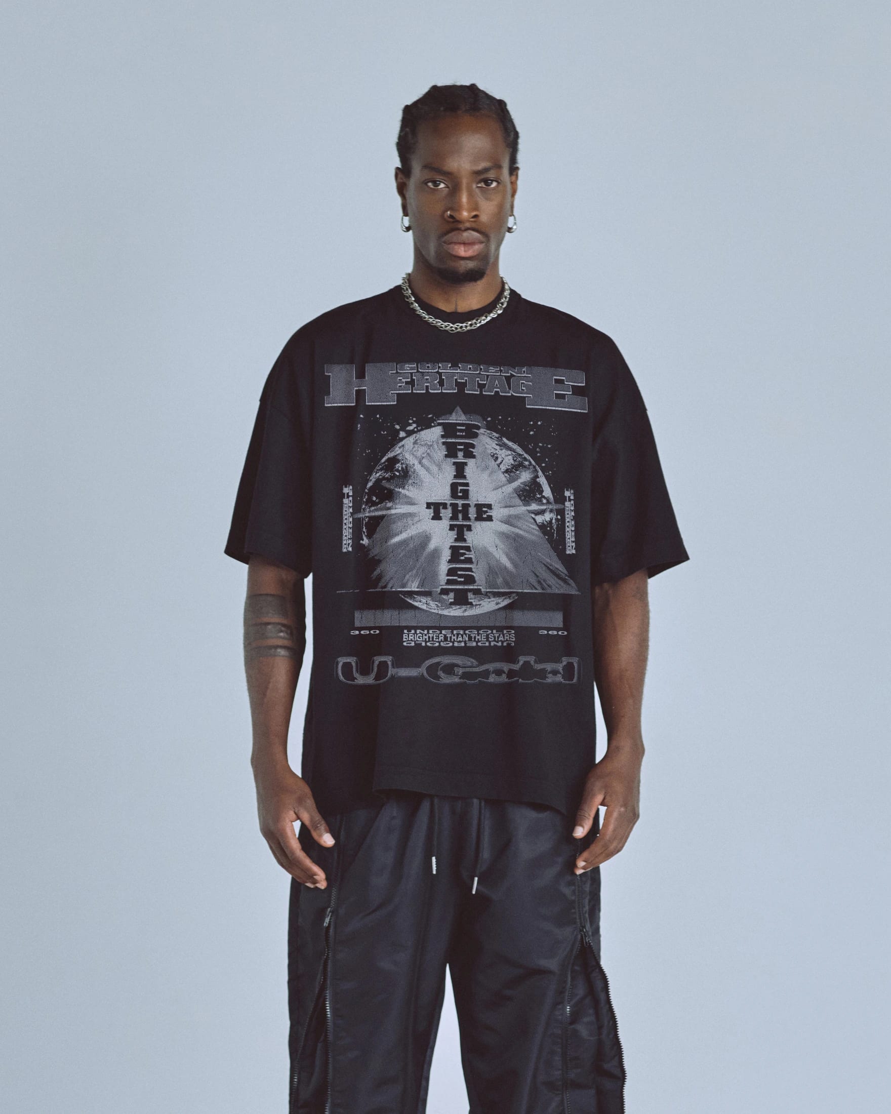 Golden Heritage Starlume Tshirt Black - imagen 2