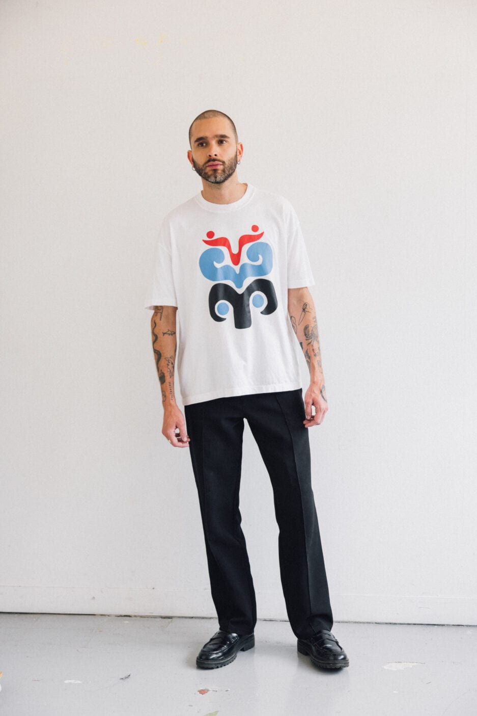 T-shirt Oversize Flor-Mariposa - imagen 2