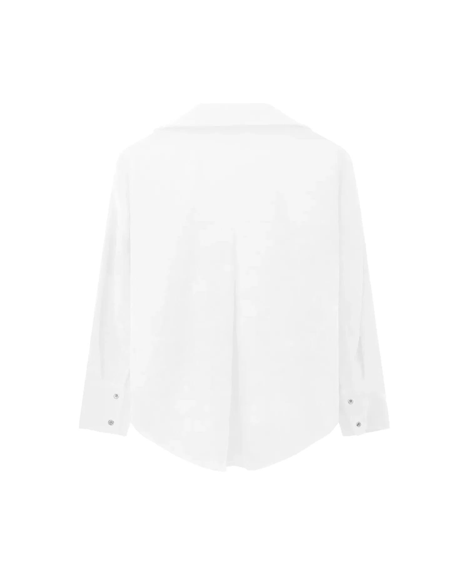Camisa Clasica Pana Blanca - imagen 5