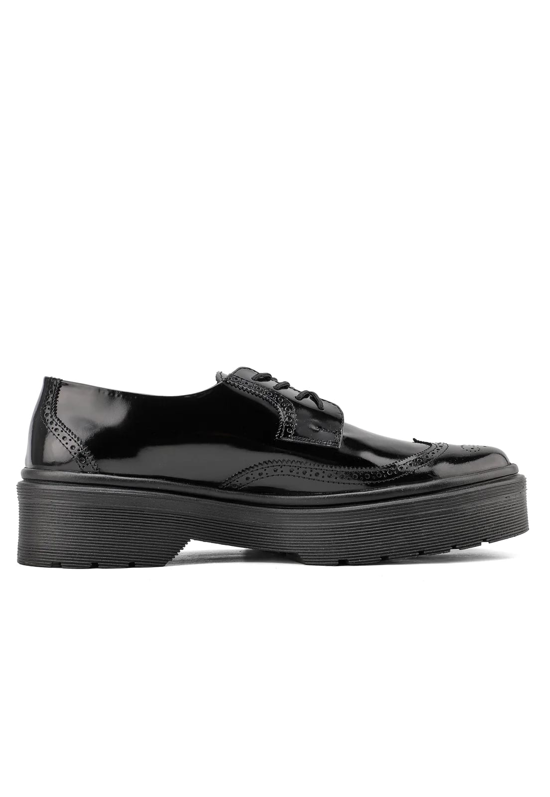 Zapatos oxford negros suela chunky - imagen 3