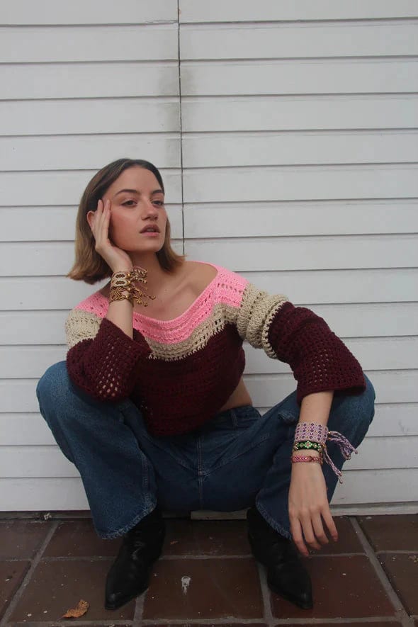 Cover Up Knit Rocio de Tierra - Serenata - imagen 4