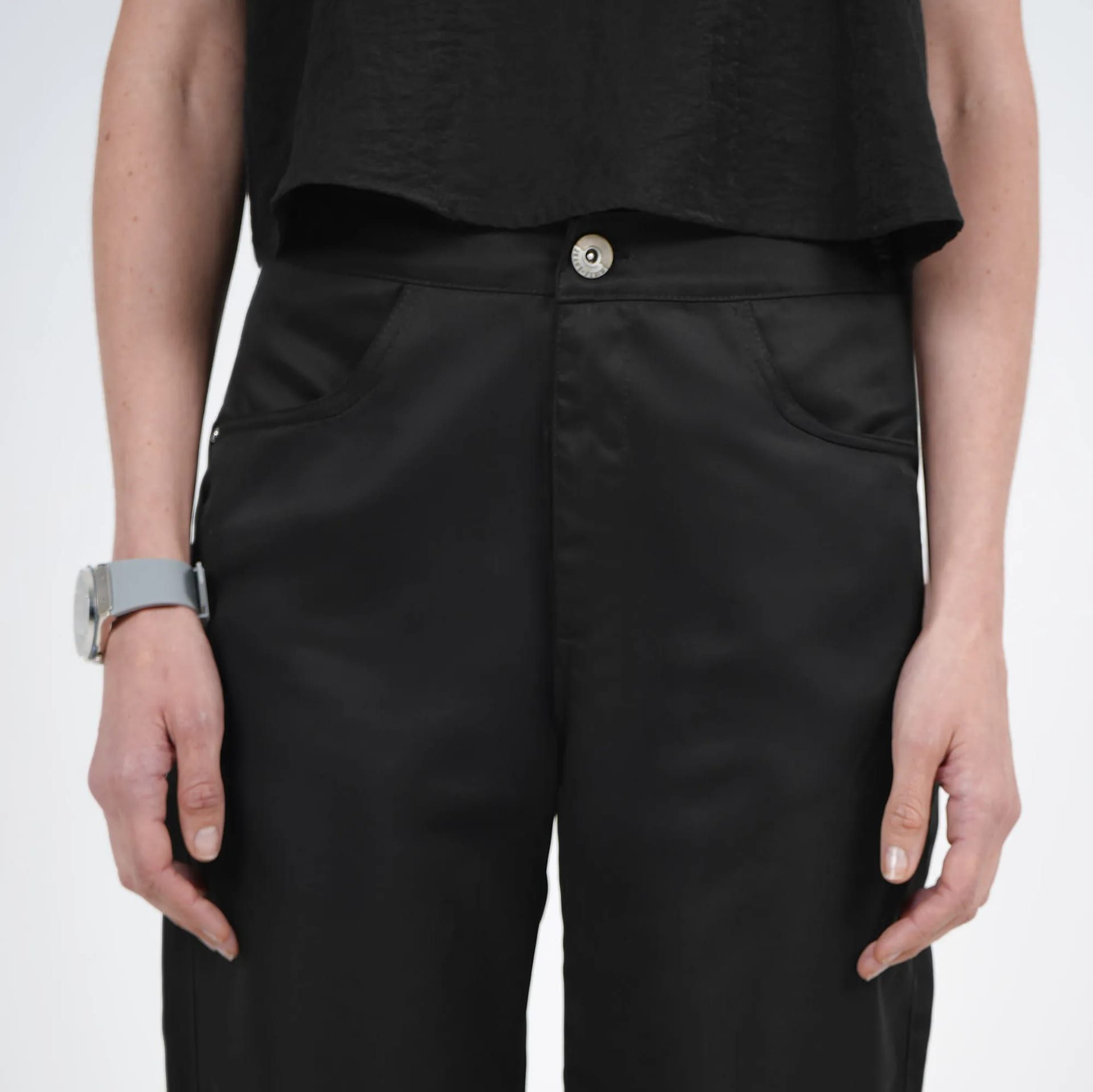 Pantalón bota recta con flecos - imagen 5