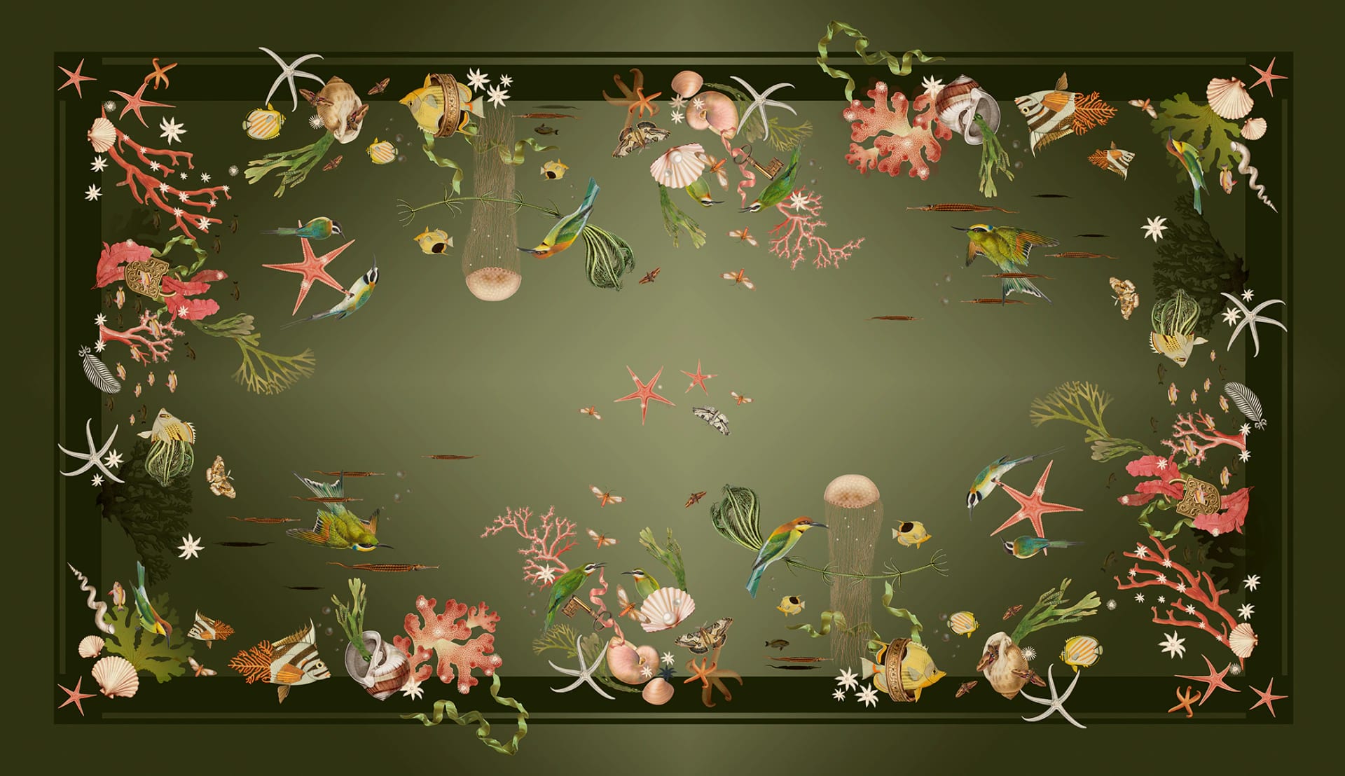 Mantel -  Coralina Blue - imagen 4