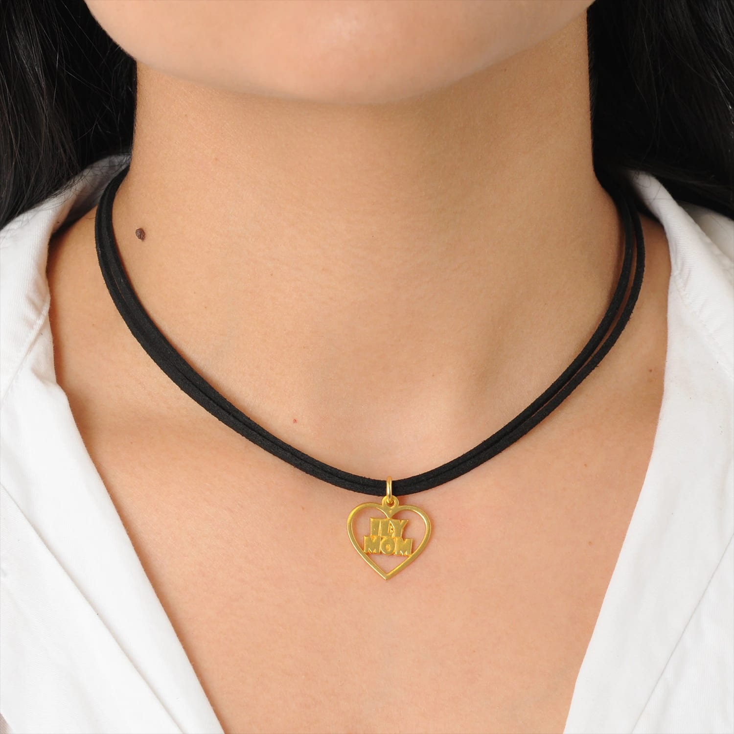 Collar cuero ILY mom - imagen 2