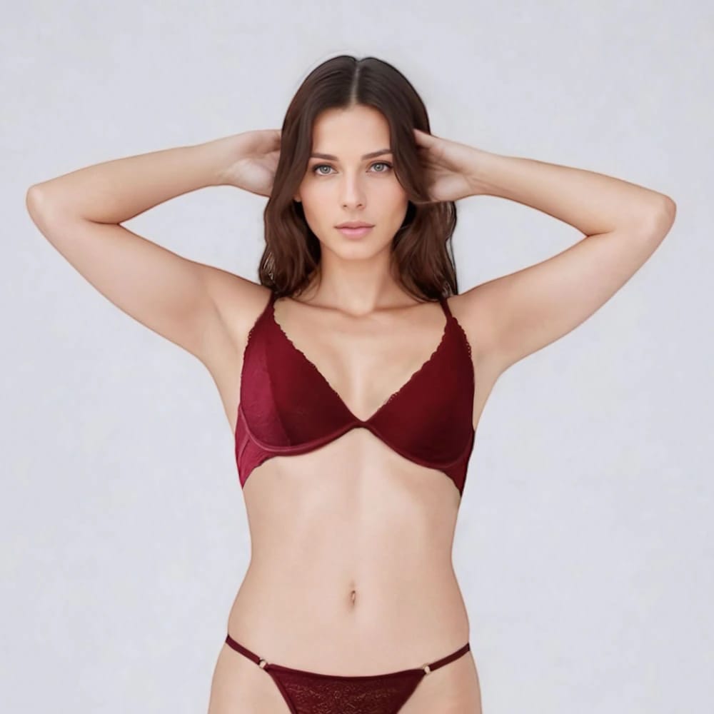 Bralette en Encaje y Tull Mara - imagen 4