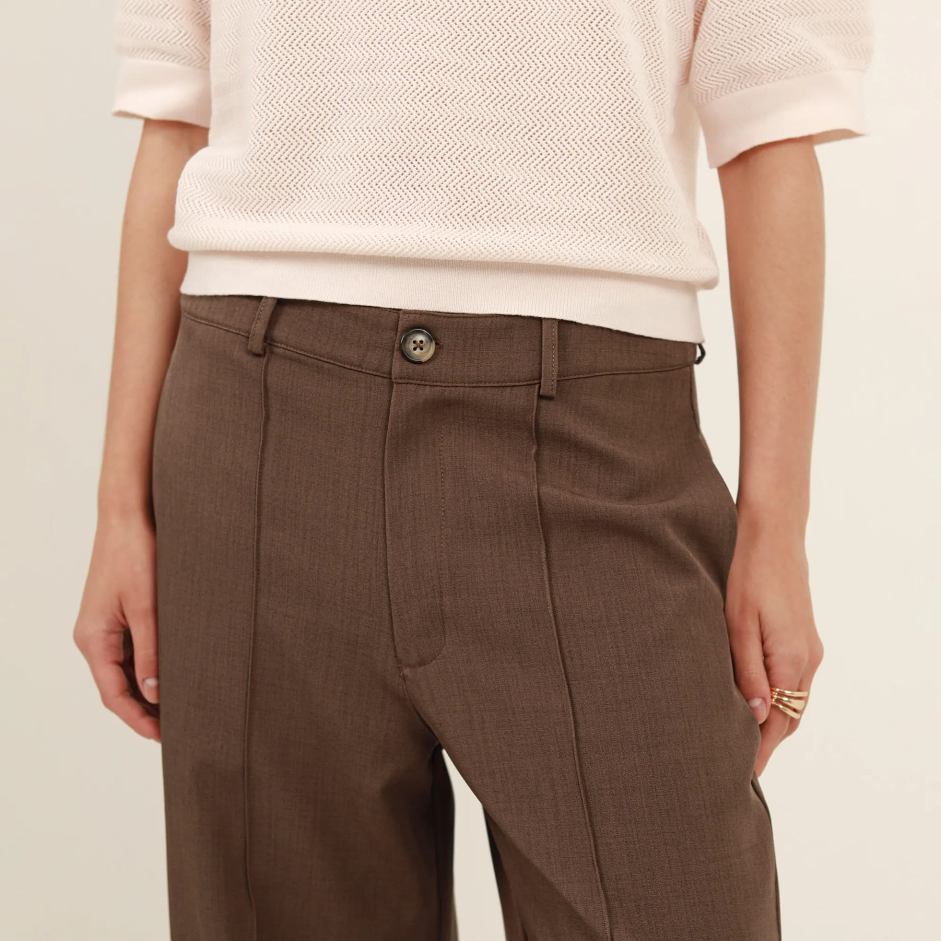 Pantalon Tiro Alto Bota Recta - imagen 2