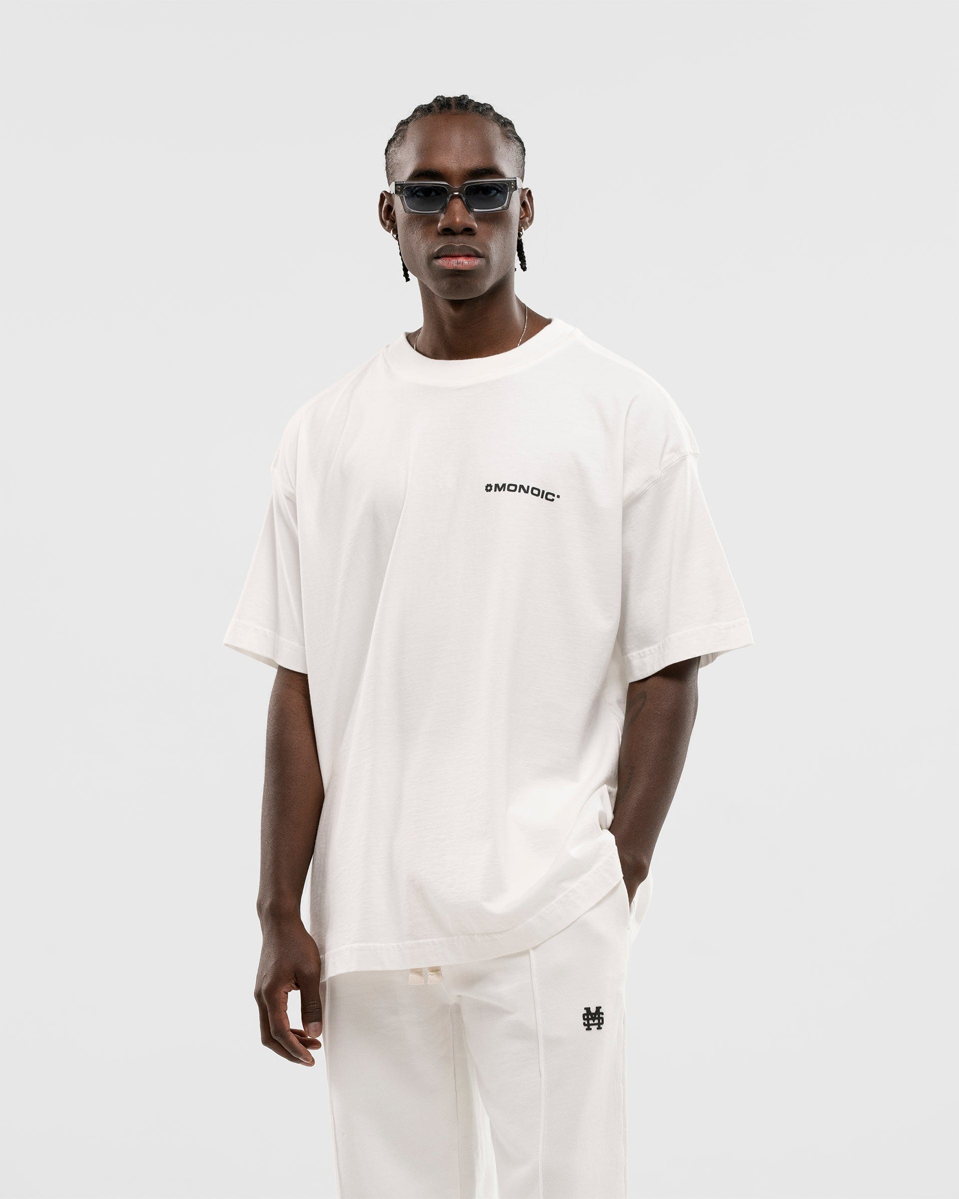 Camiseta Oversized Básica V2 - Off White - imagen 2
