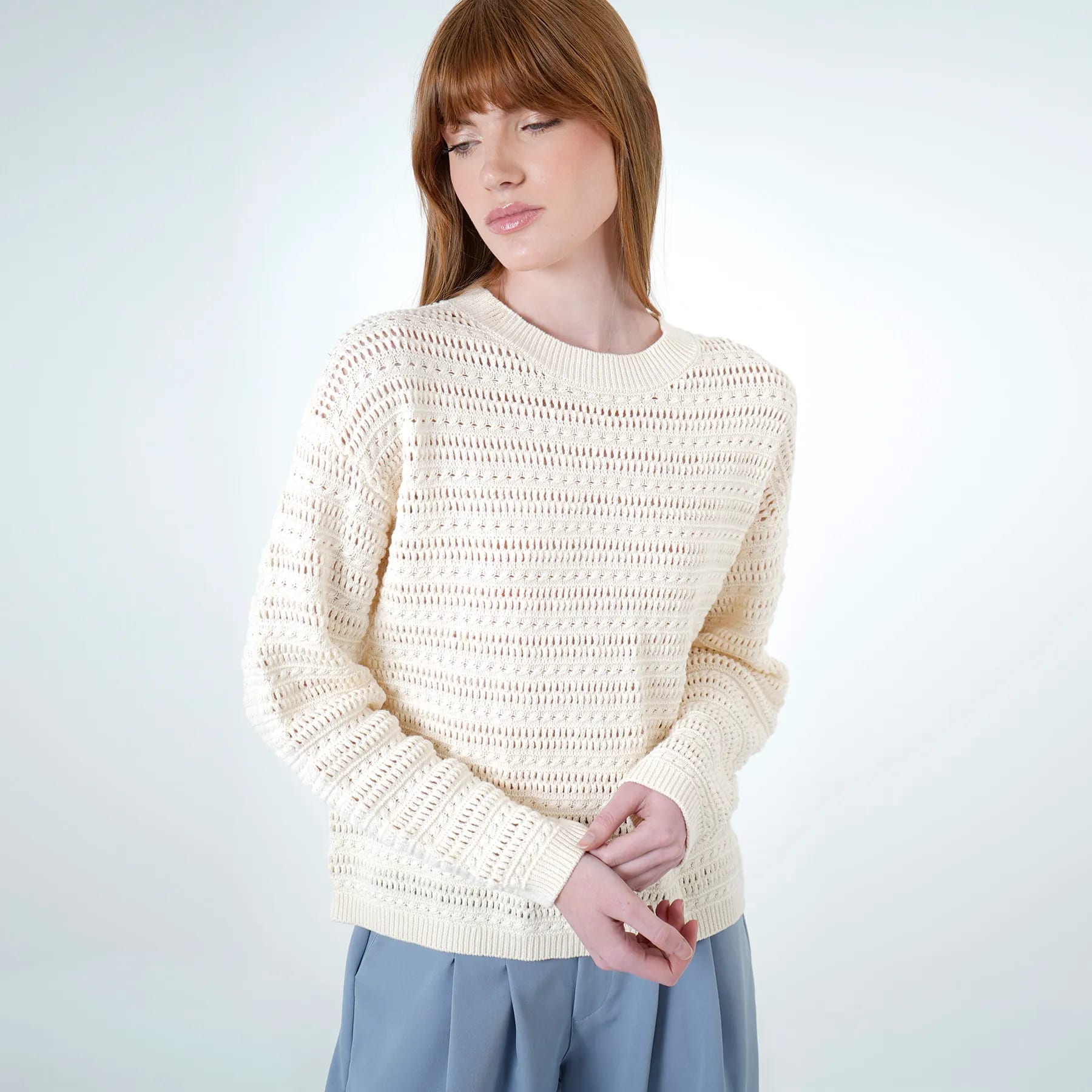 Sweater Cuello Redondo Manga Larga - imagen 5