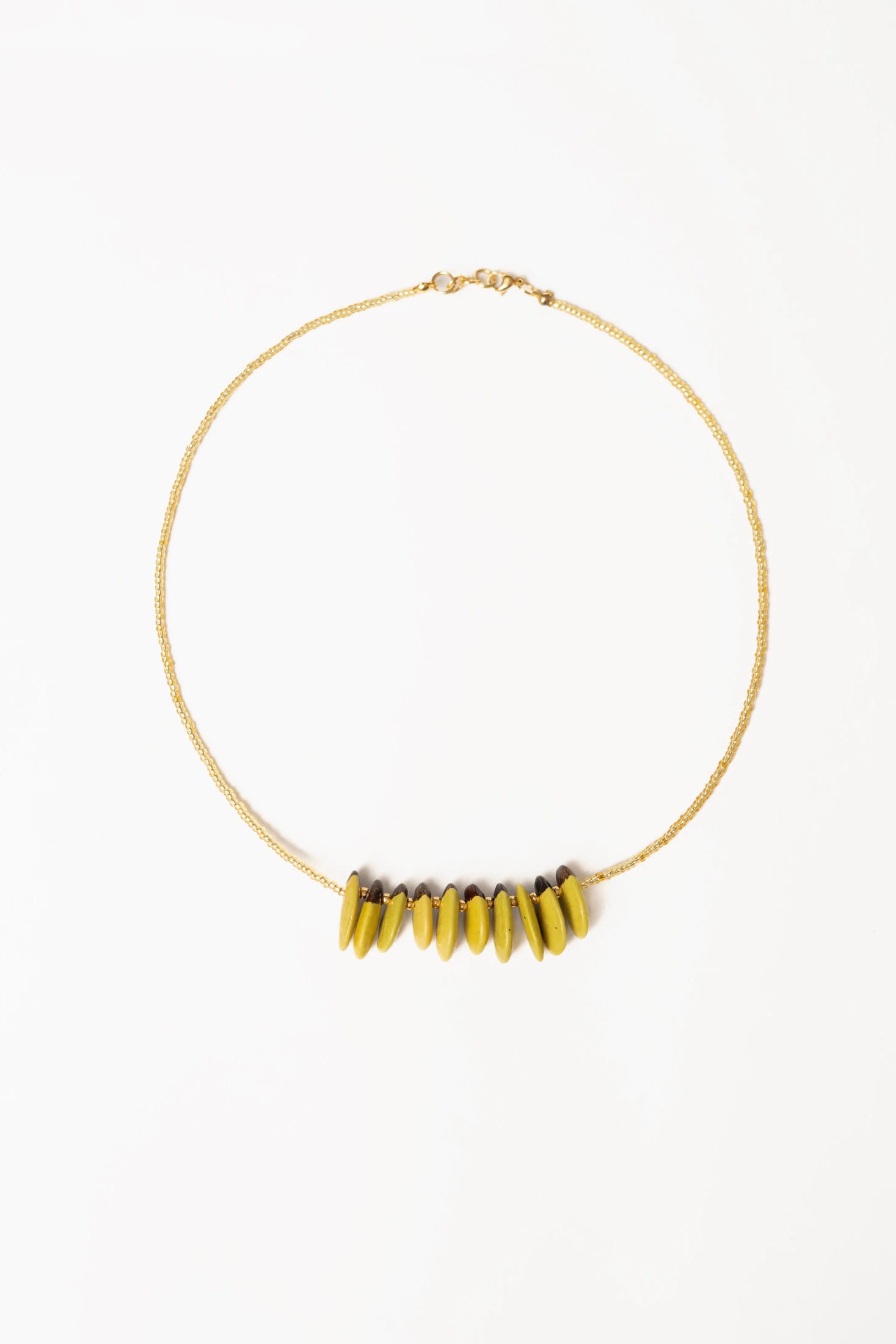 Collar Arado Frijol Verde - imagen 1