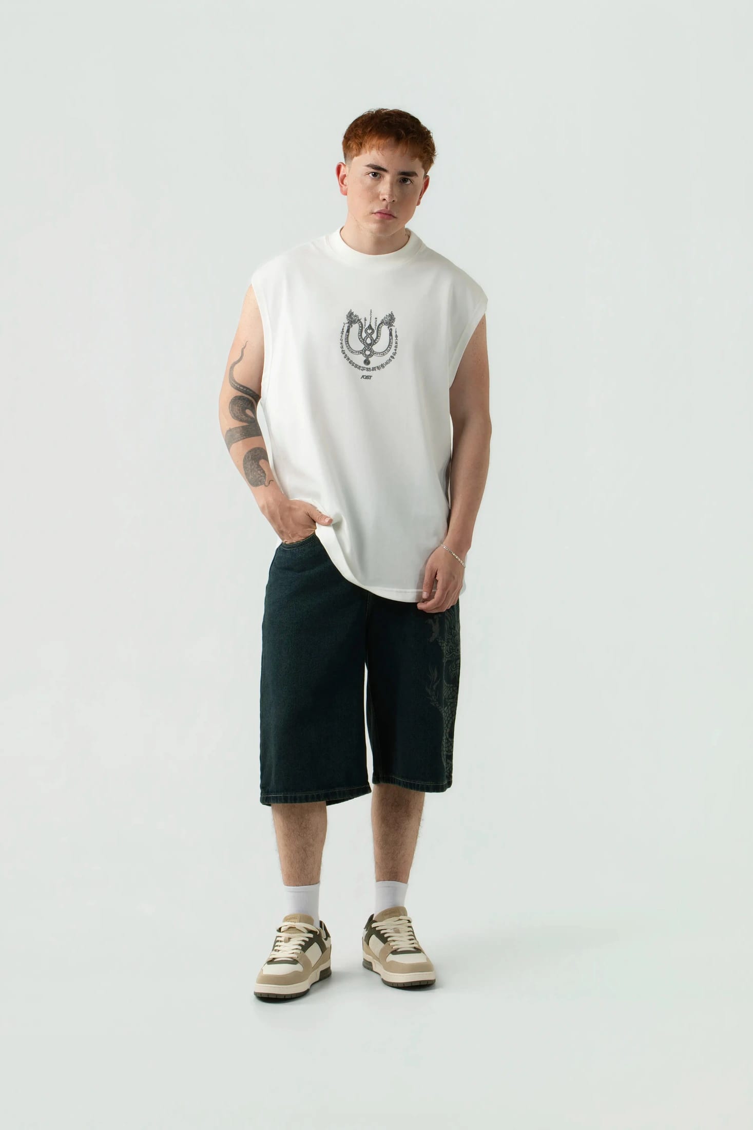 CAMISETA MANGA SISA COLOR IVORY - imagen 3