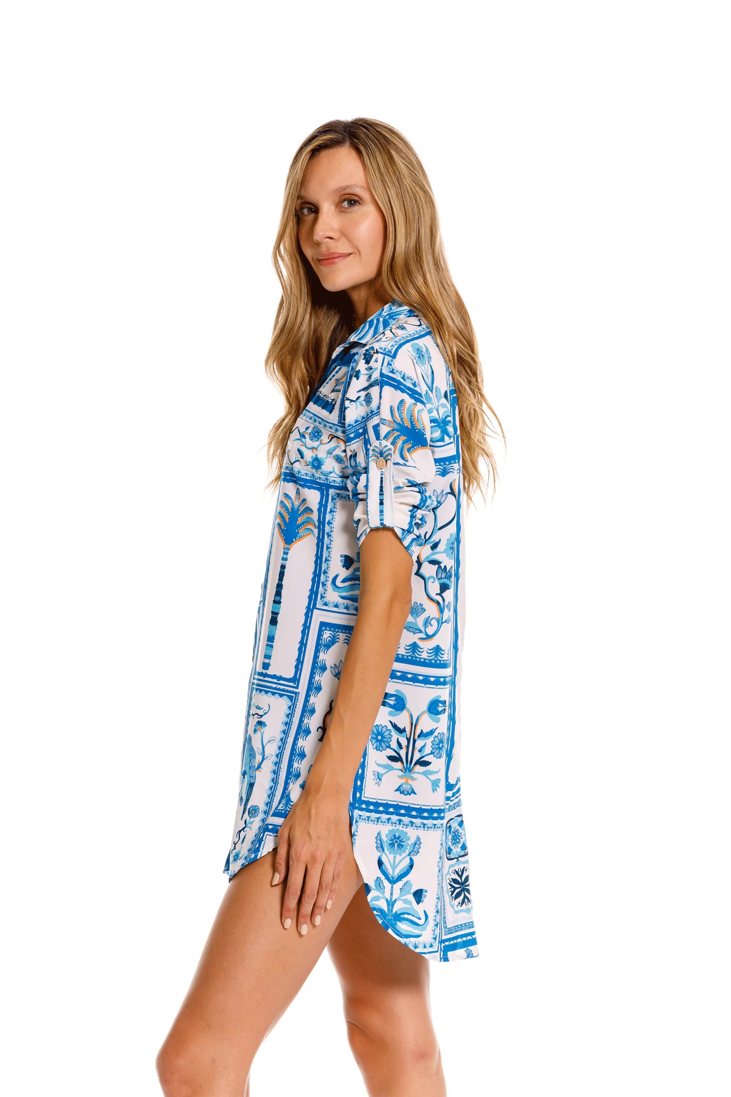 Camisón Rosseta Azul - imagen 2