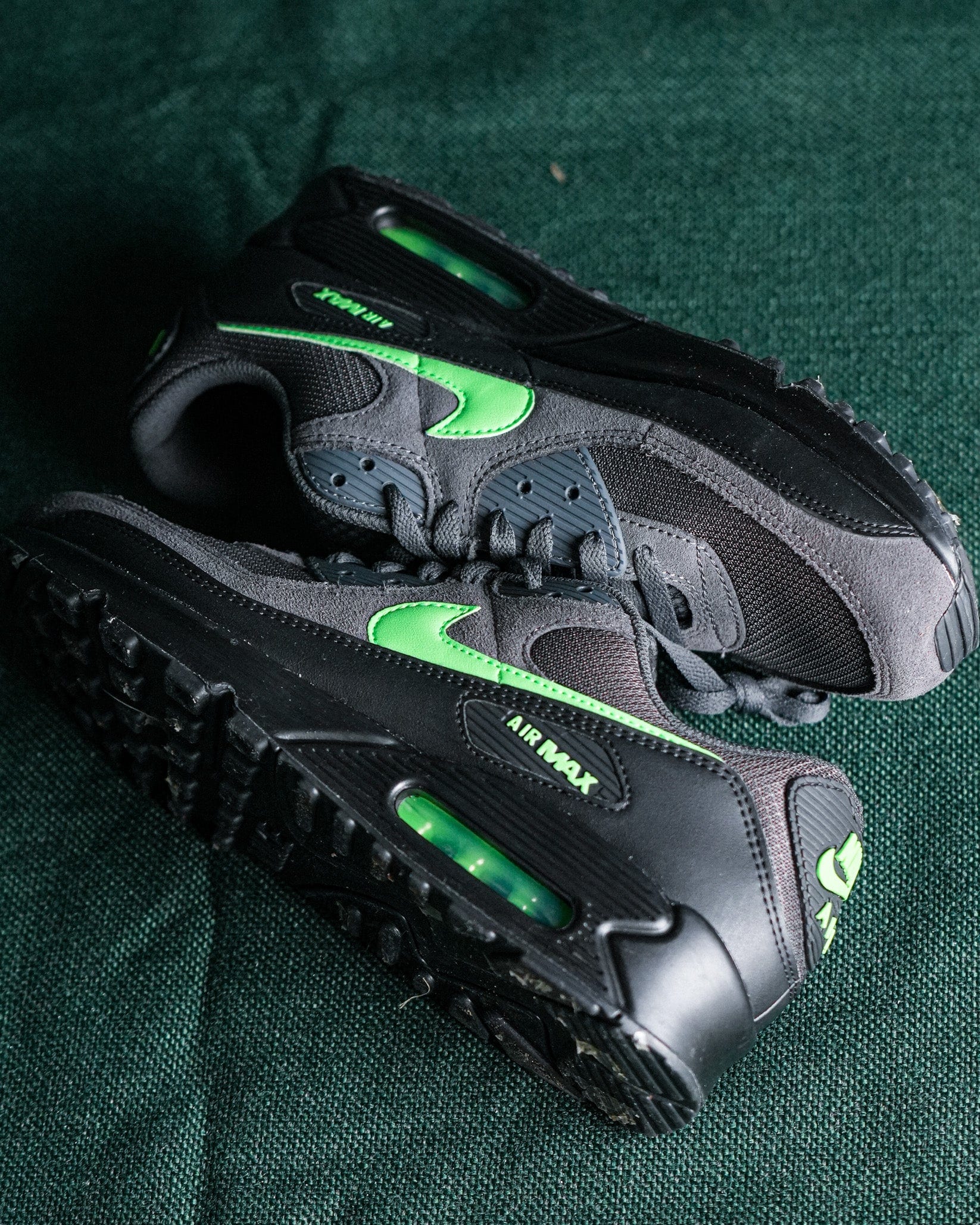 TENIS HOMBRE AIR MAX 90 GRIS/VERDE - imagen 3