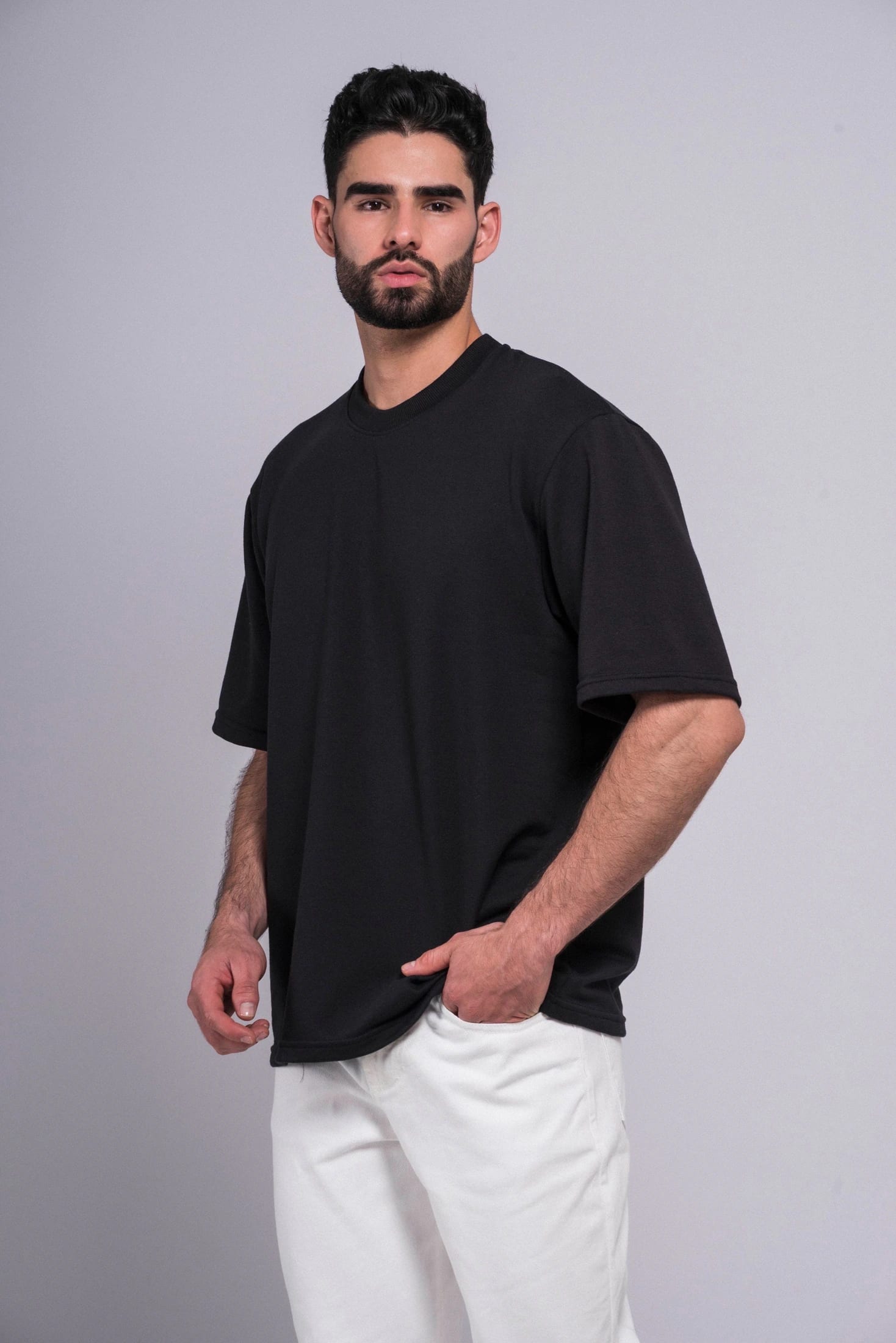 CAMISETA NEGRA OVERSIZE SVG 13839 - imagen 2