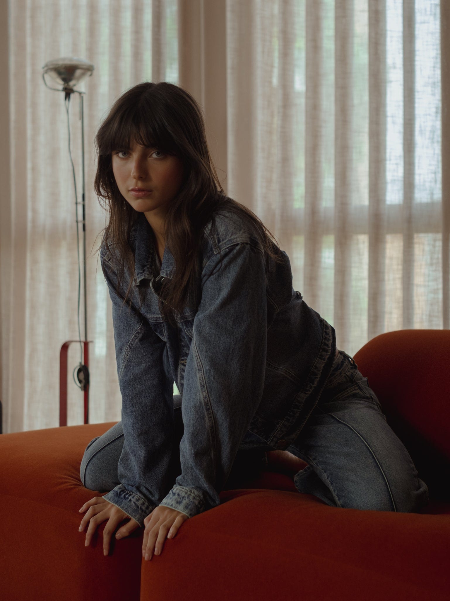OVERLAY DENIM JACKET - CLASSIC BLUE - imagen 6