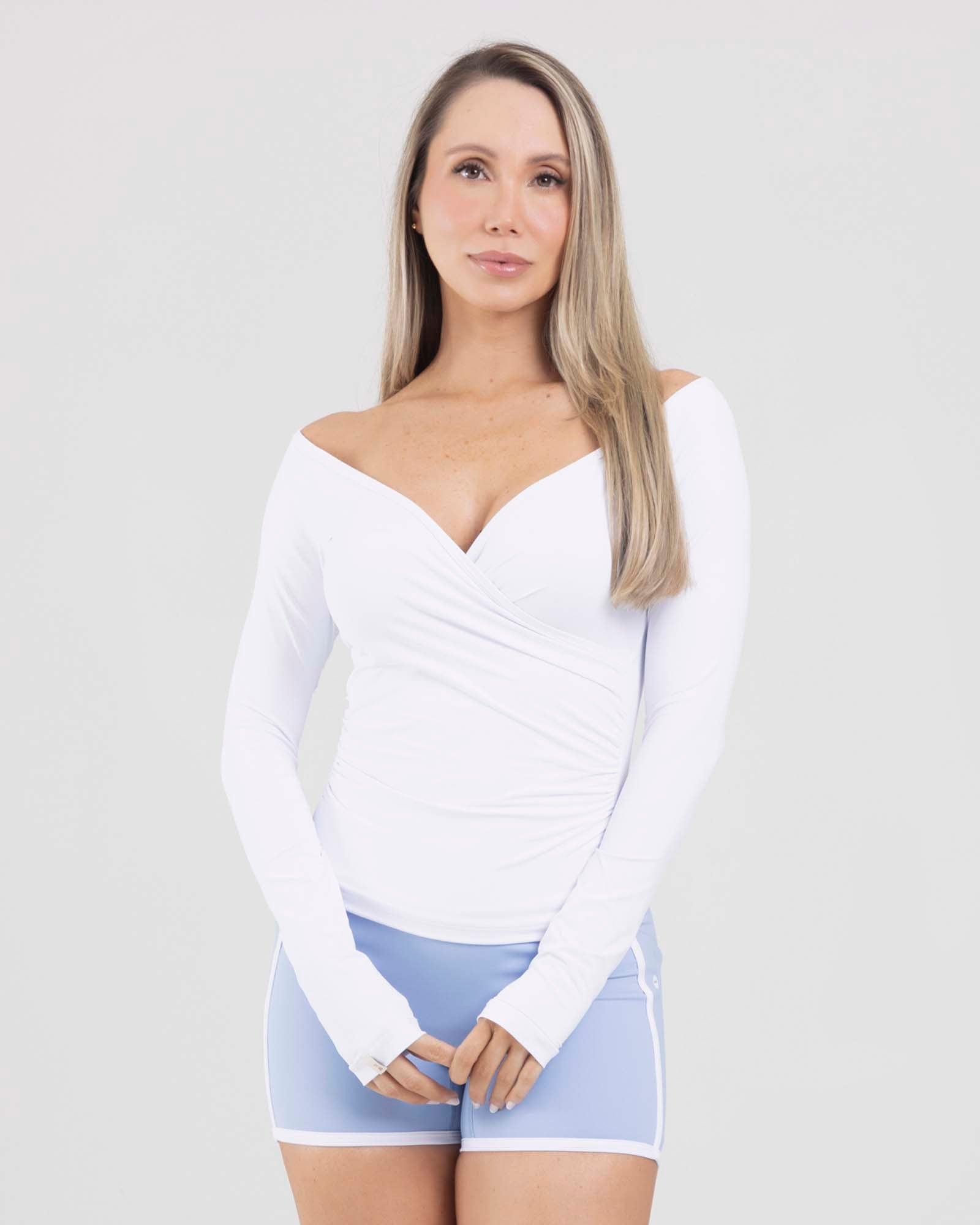 Blusa flow ease blanco dolce FIBER - imagen 1