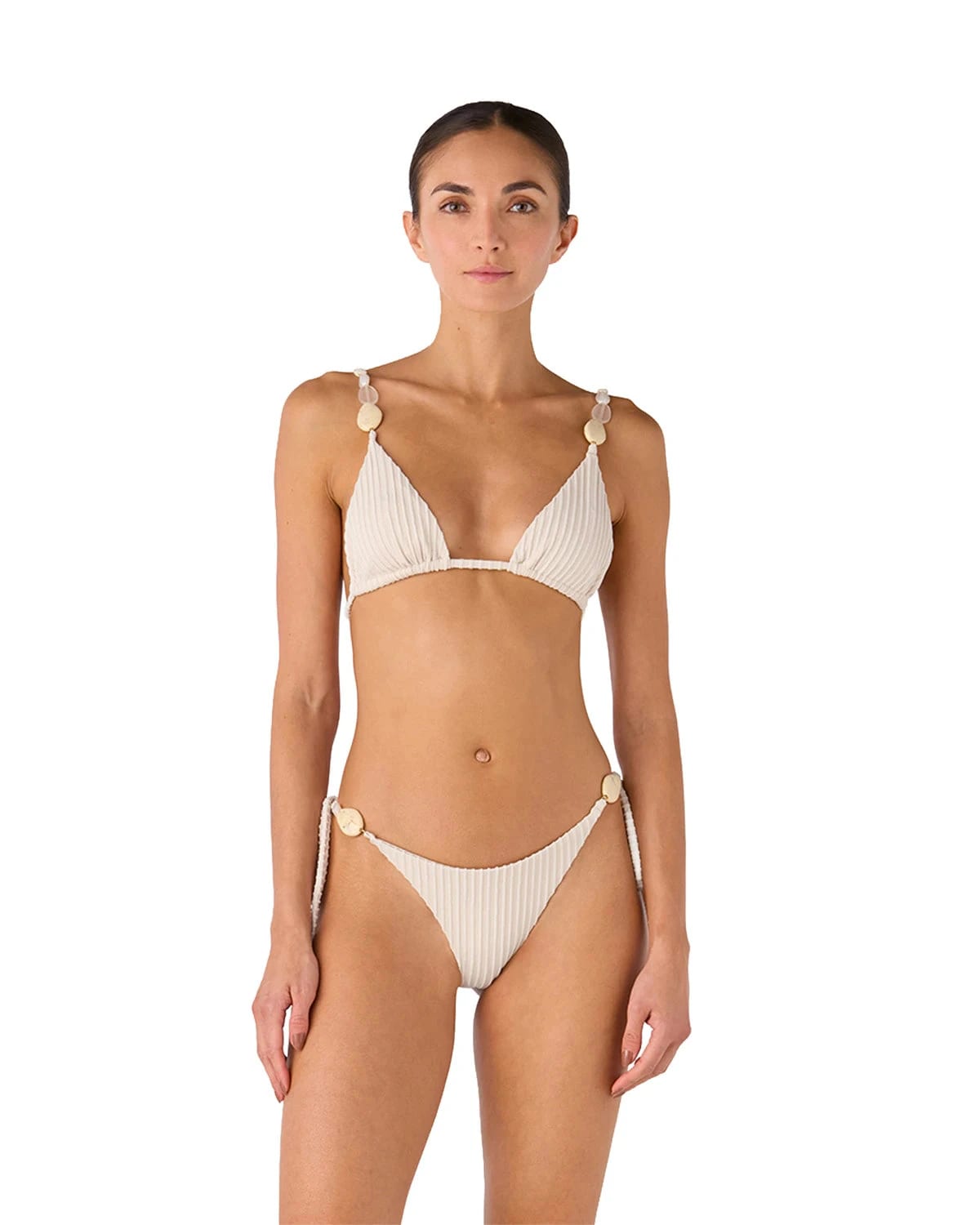 Panty de Bikini Lily Shell Ivory - imagen 3