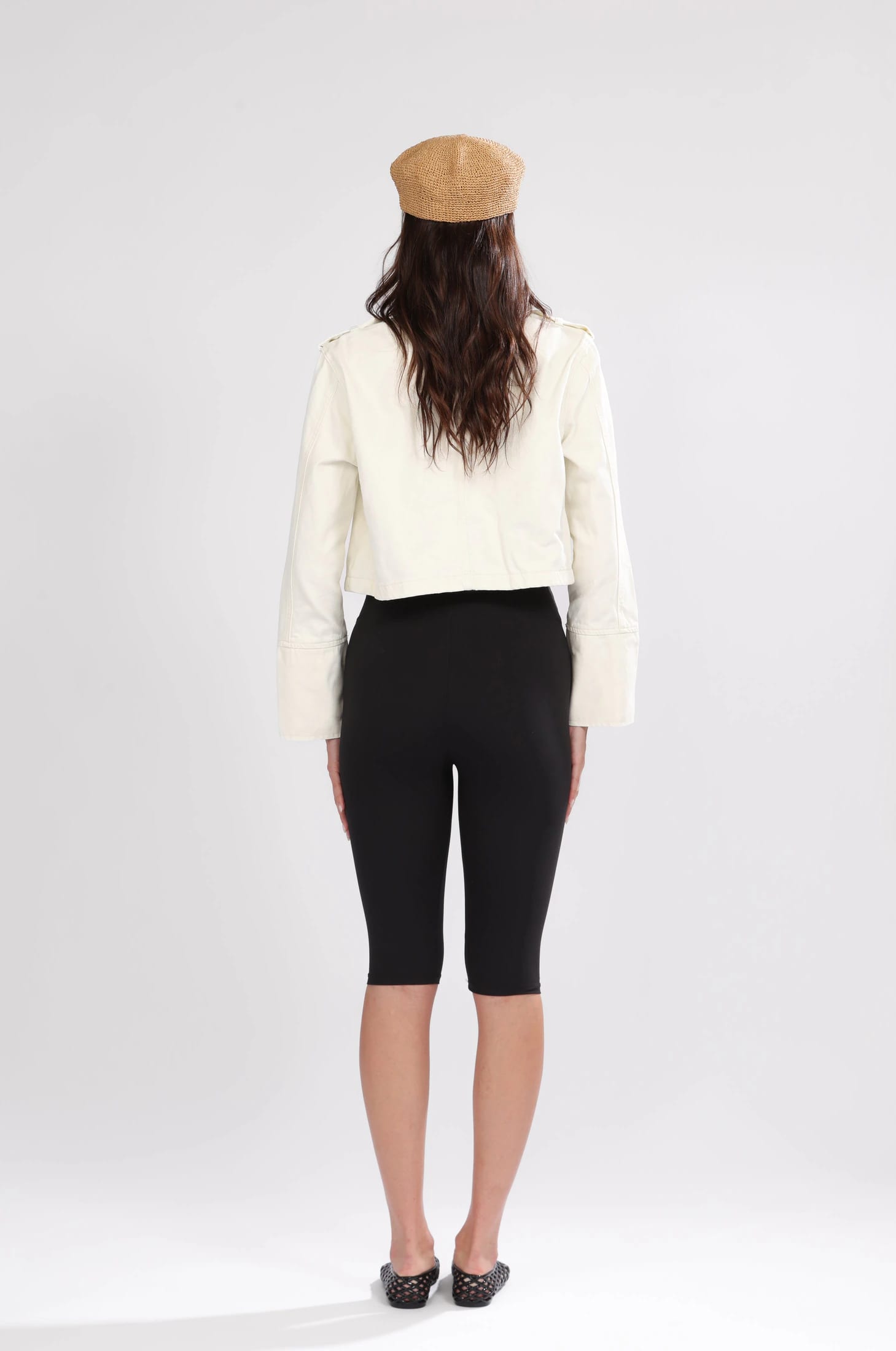 DENIM NAPOLEON JACKET, WHITE - imagen 5