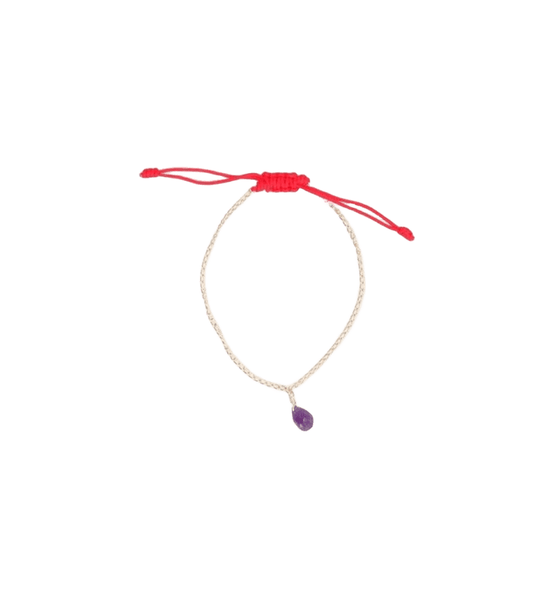 Pulsera Dorada Amatista - imagen 3