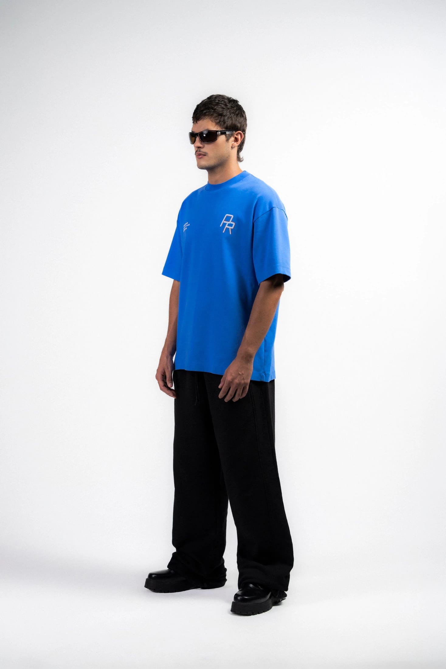 Overdrive Blue Racing Lines T-Shirt - imagen 4