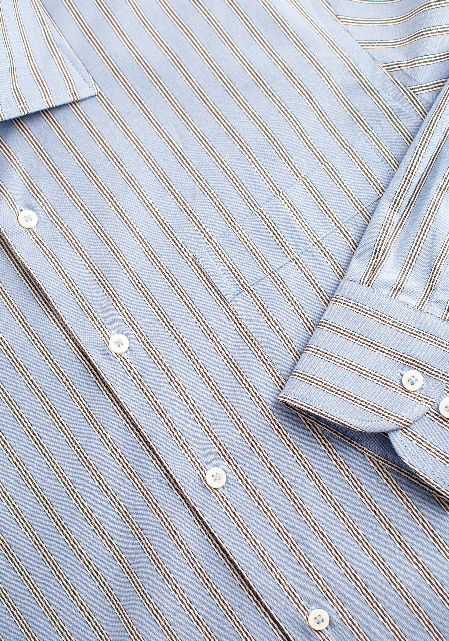 Camisa H CI Jamaica Rayas Grd Azul Medio - imagen 3