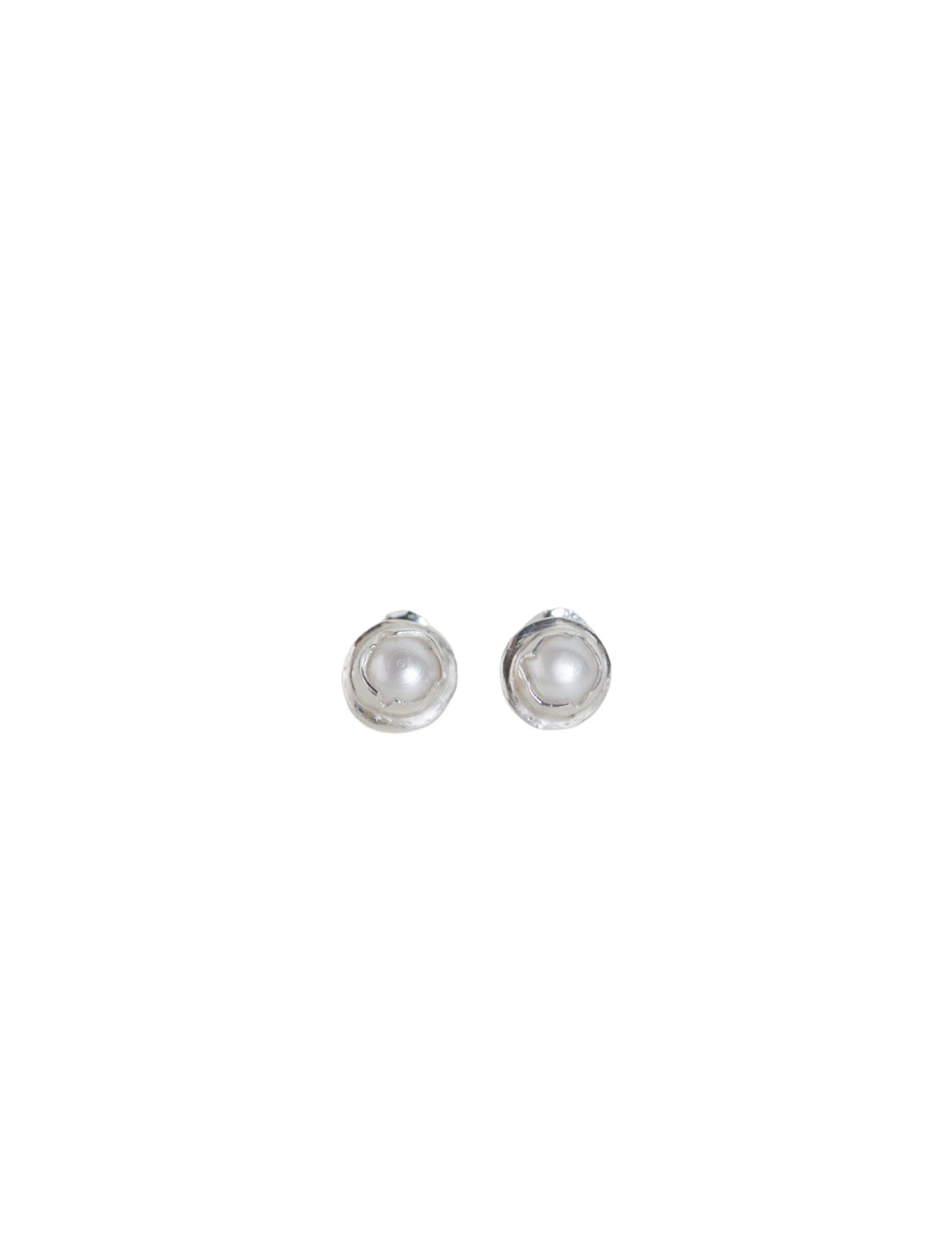 Aretes Topo Encaje De Randa - imagen 1